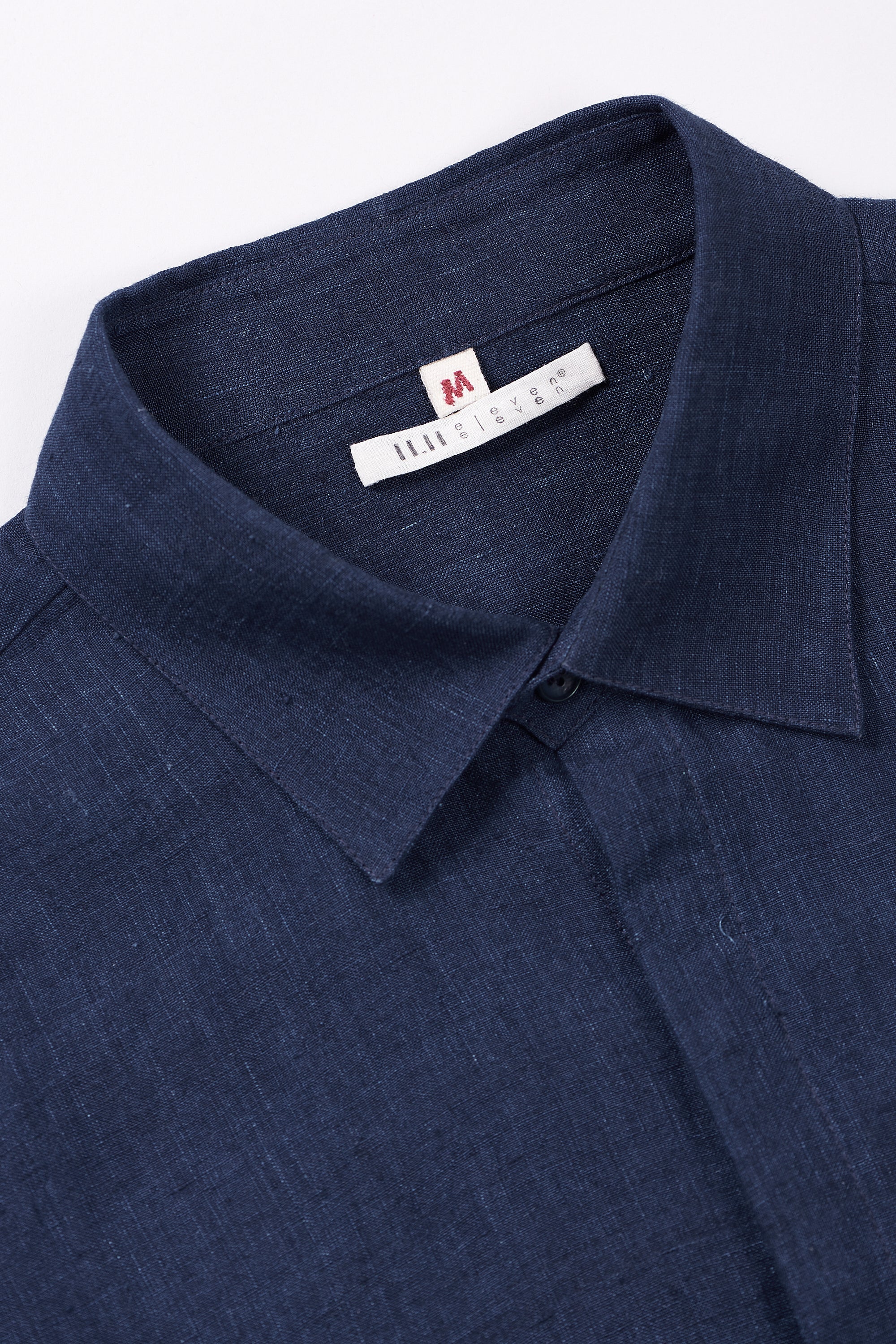 LINEN SHIRT IN NATURAL INDIGO