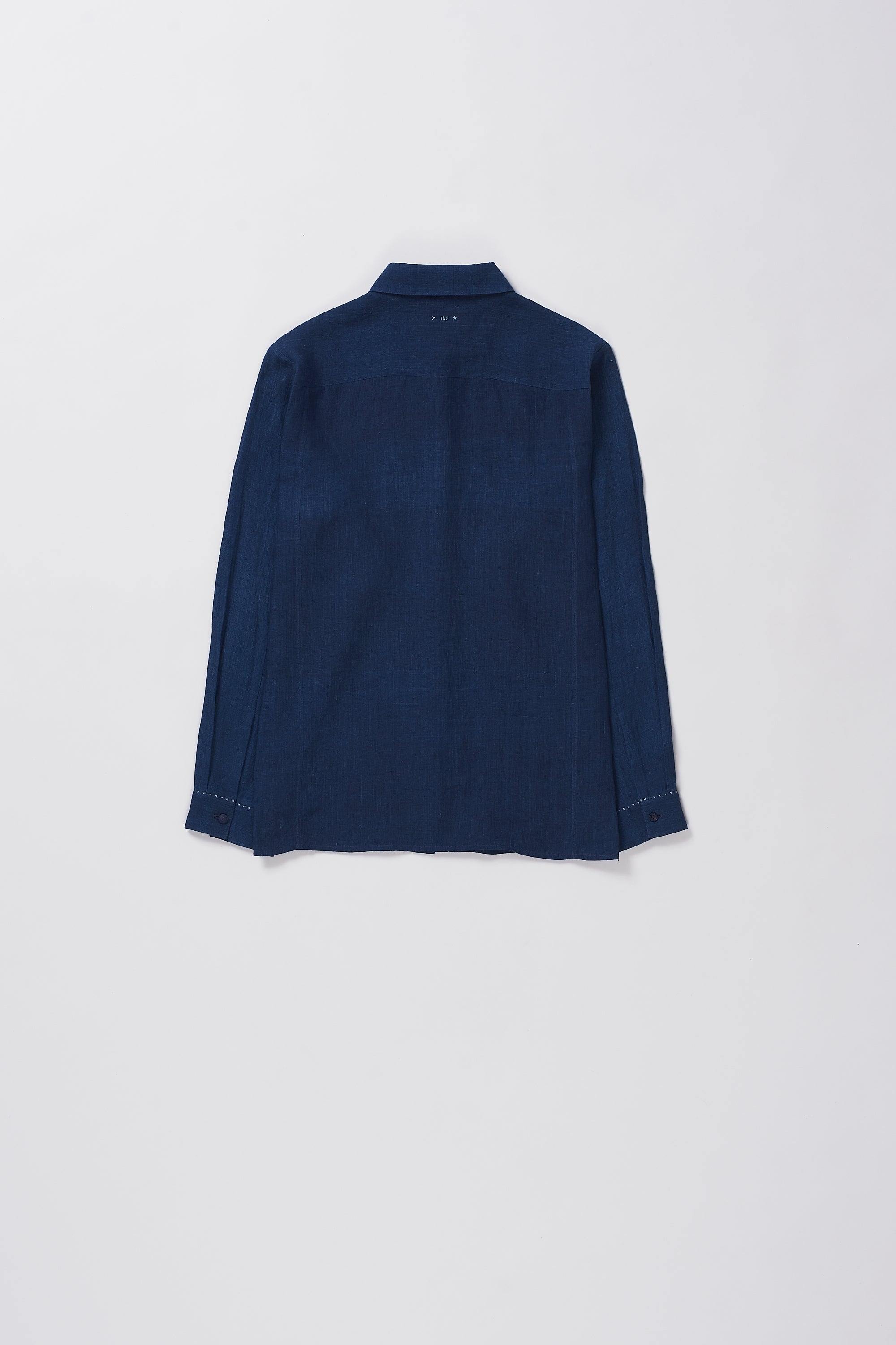 LINEN SHIRT IN NATURAL INDIGO