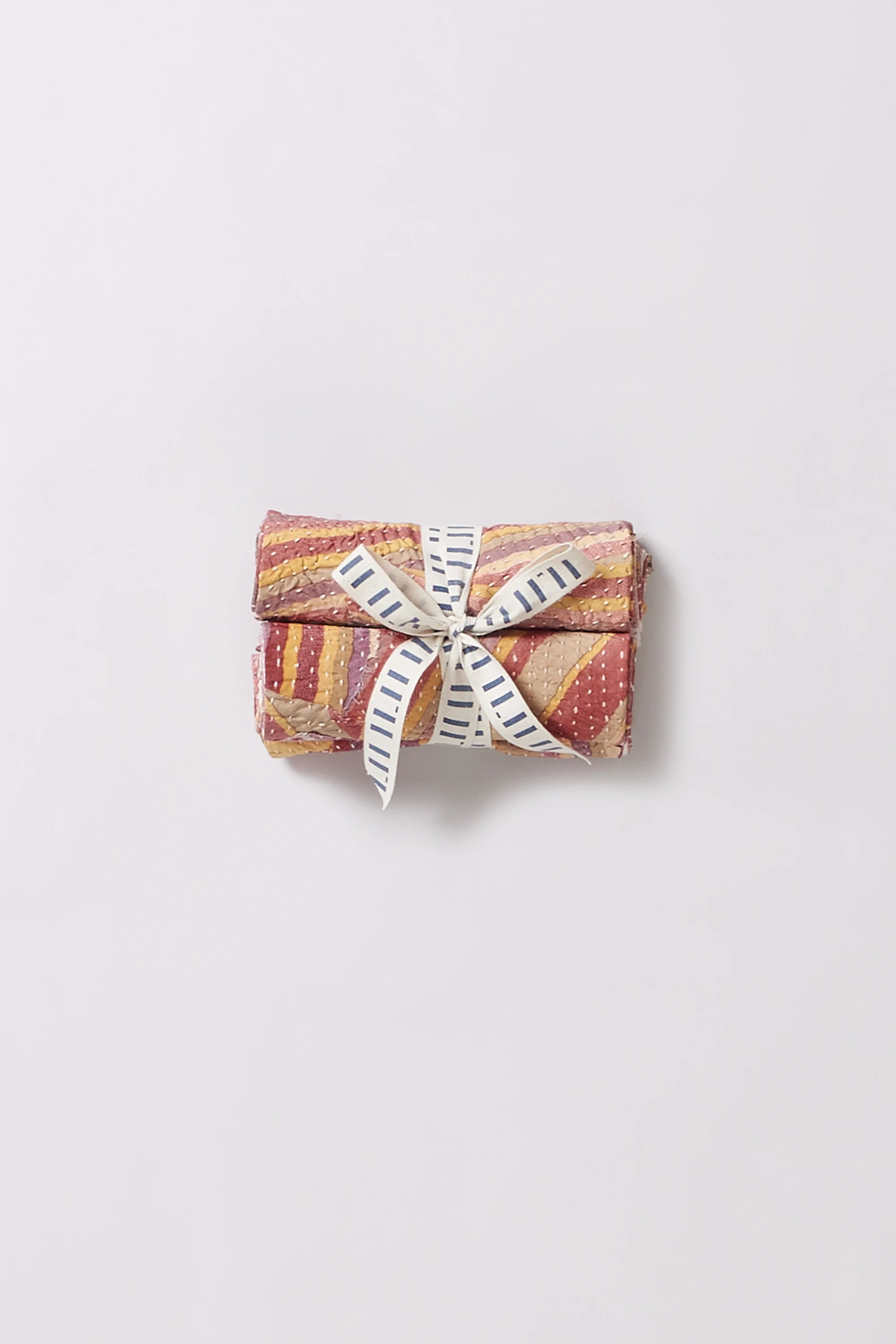 Multicolor Placemat with Kantha