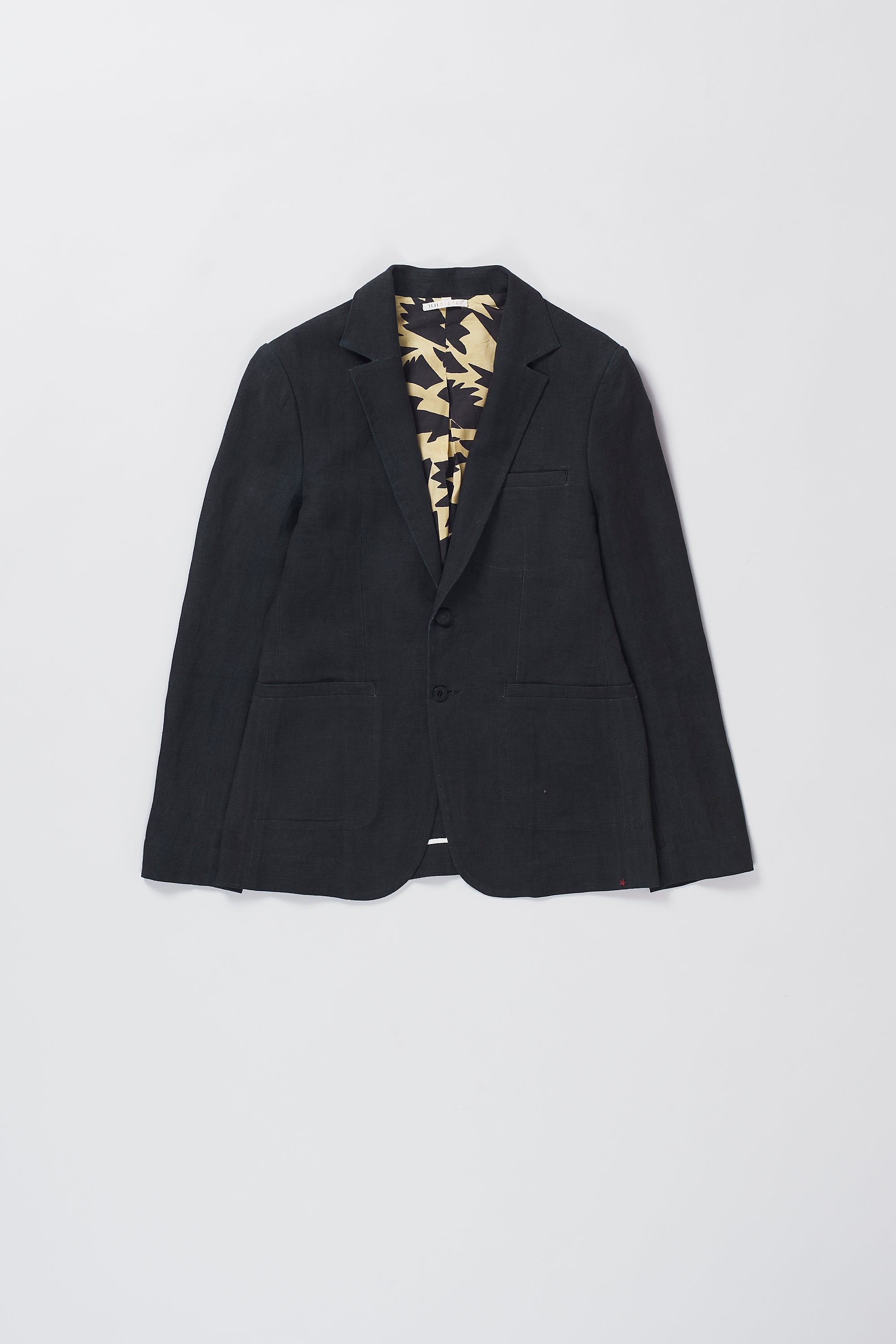 Linen Jacket in Black