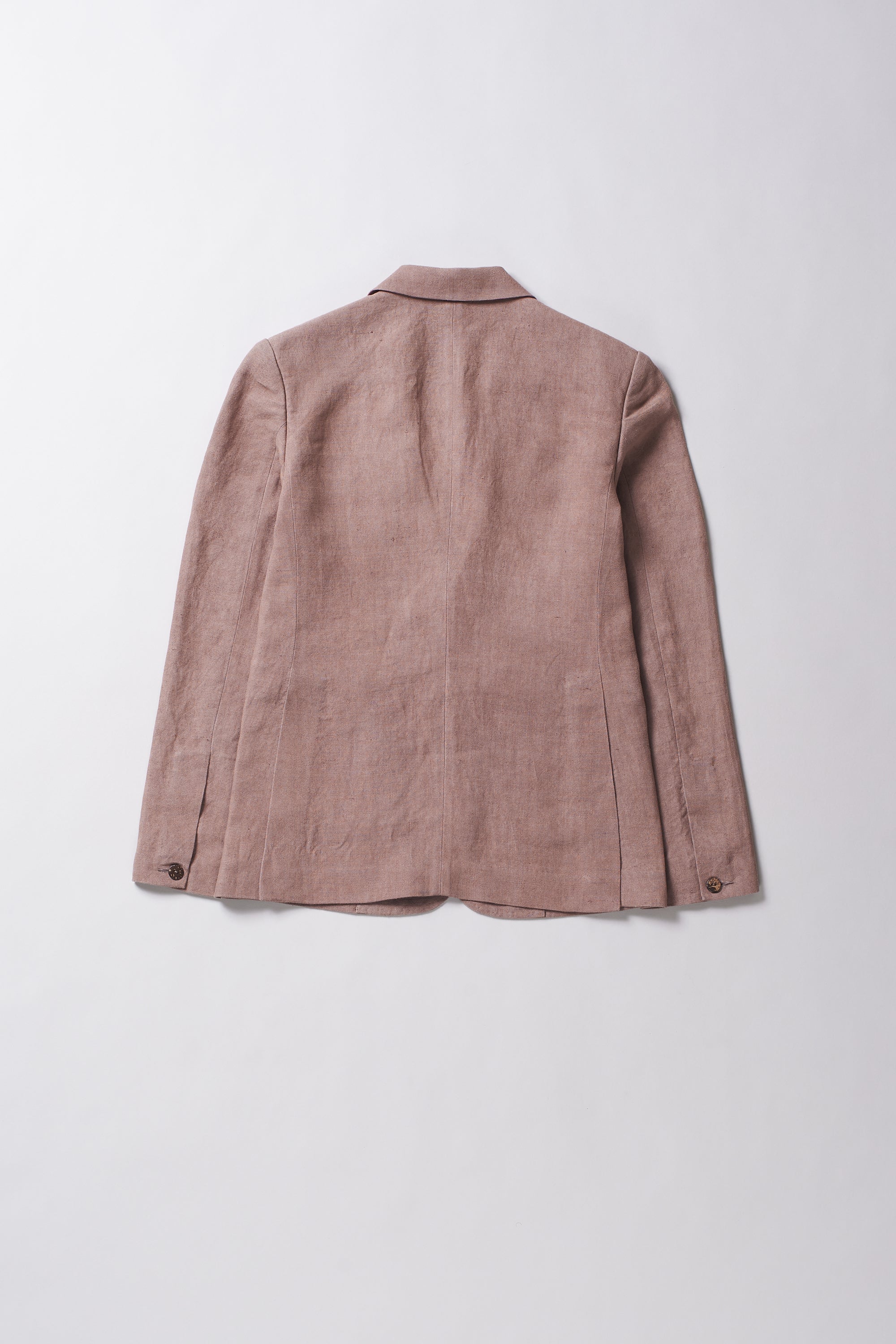 Old rose jacket on a light grey background