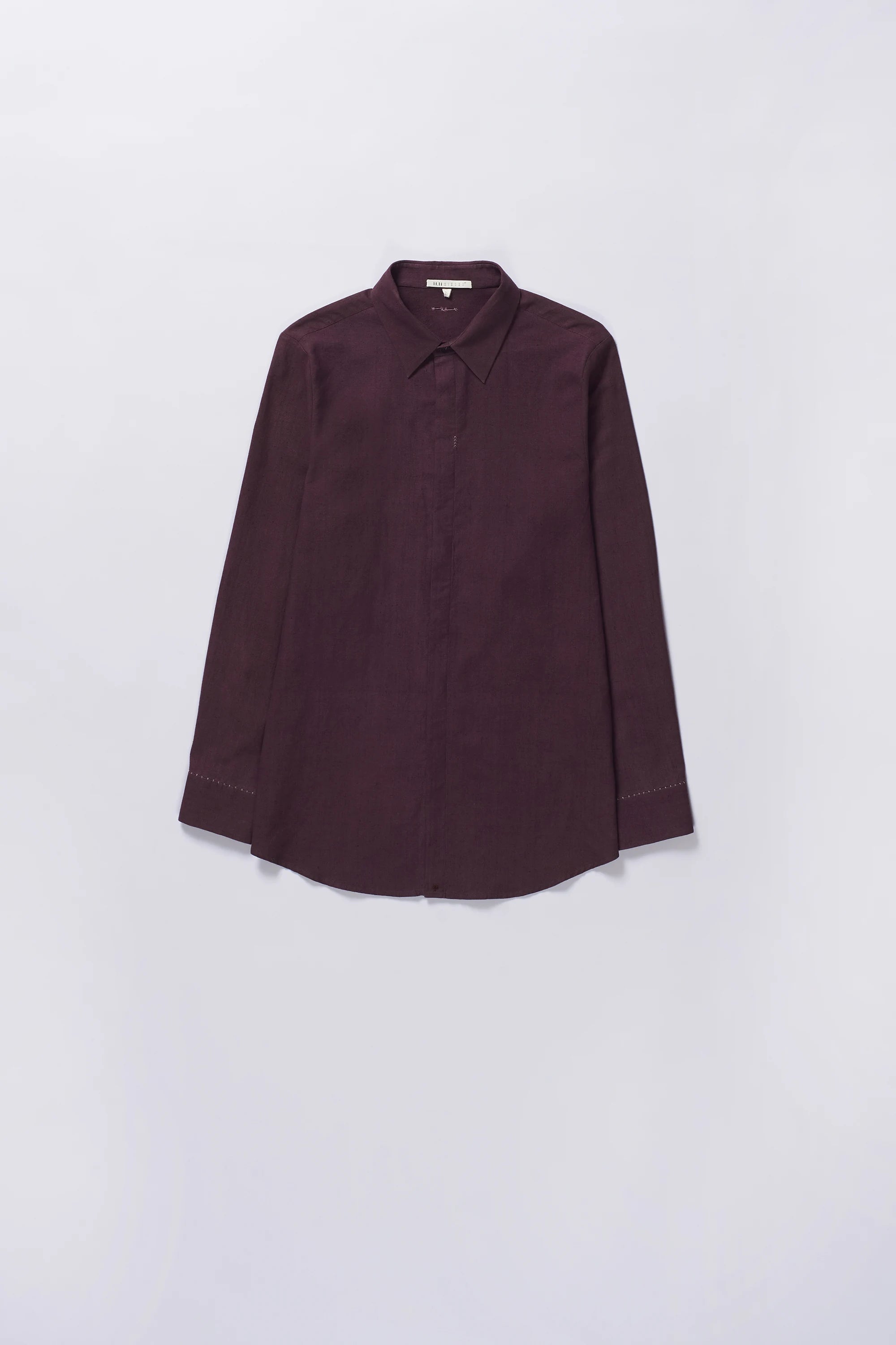 Classic Mens Shirt in Purple Red