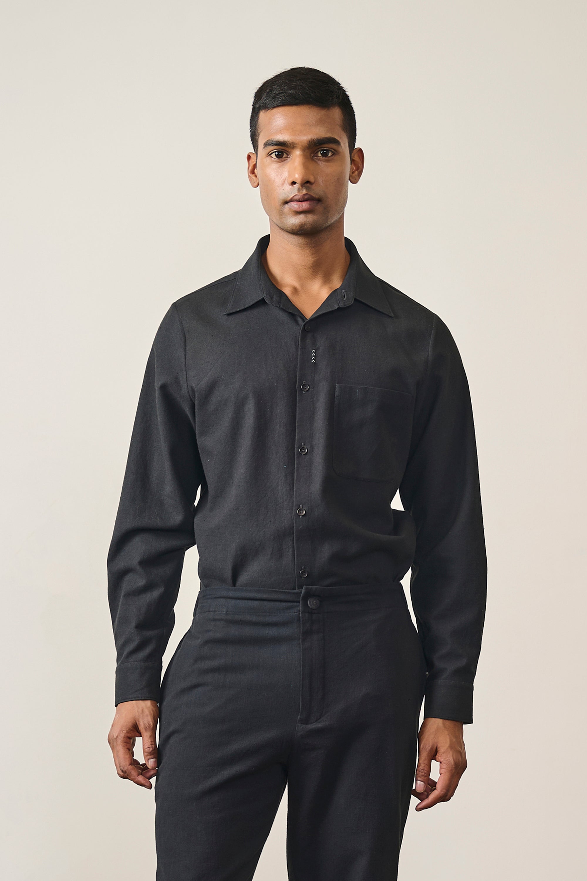 BLACK MENS SHIRT