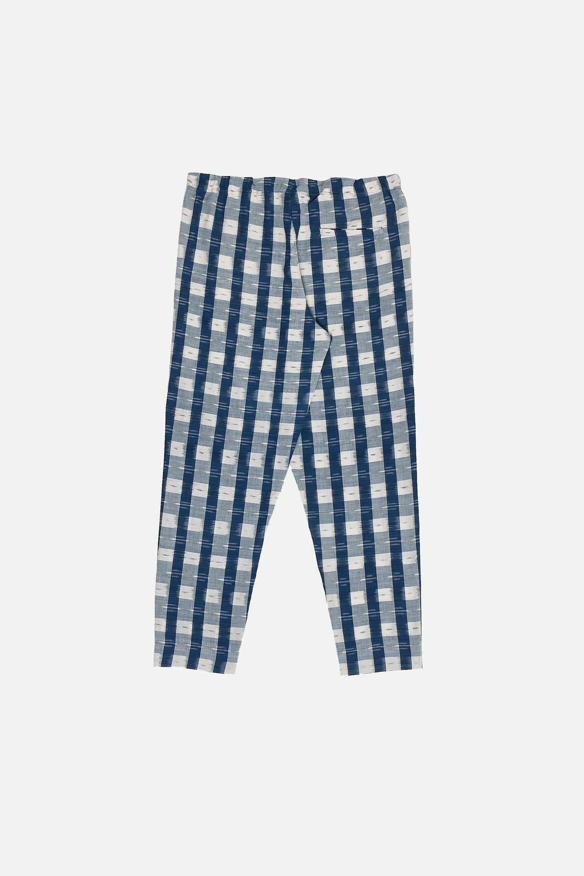 Medium Indigo Stripes Cotton Pants