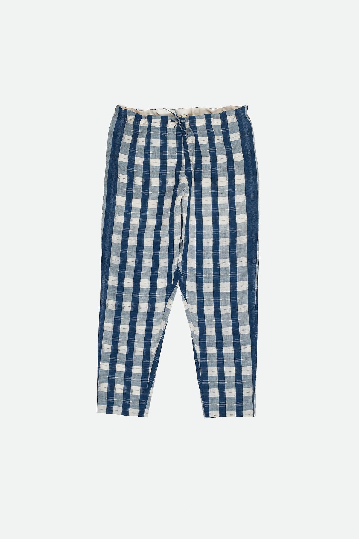 Medium Indigo Stripes Cotton Pants