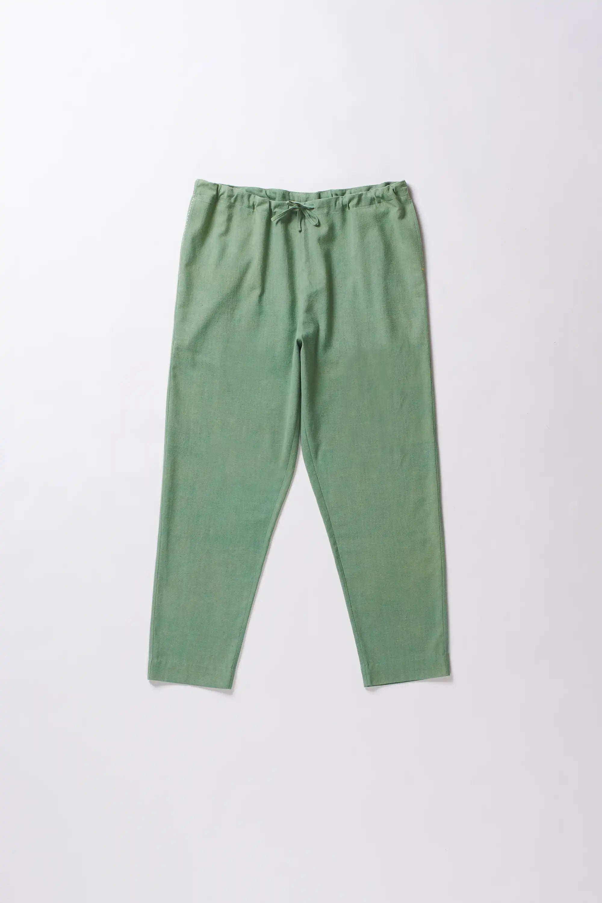 Turf green tapered trouser