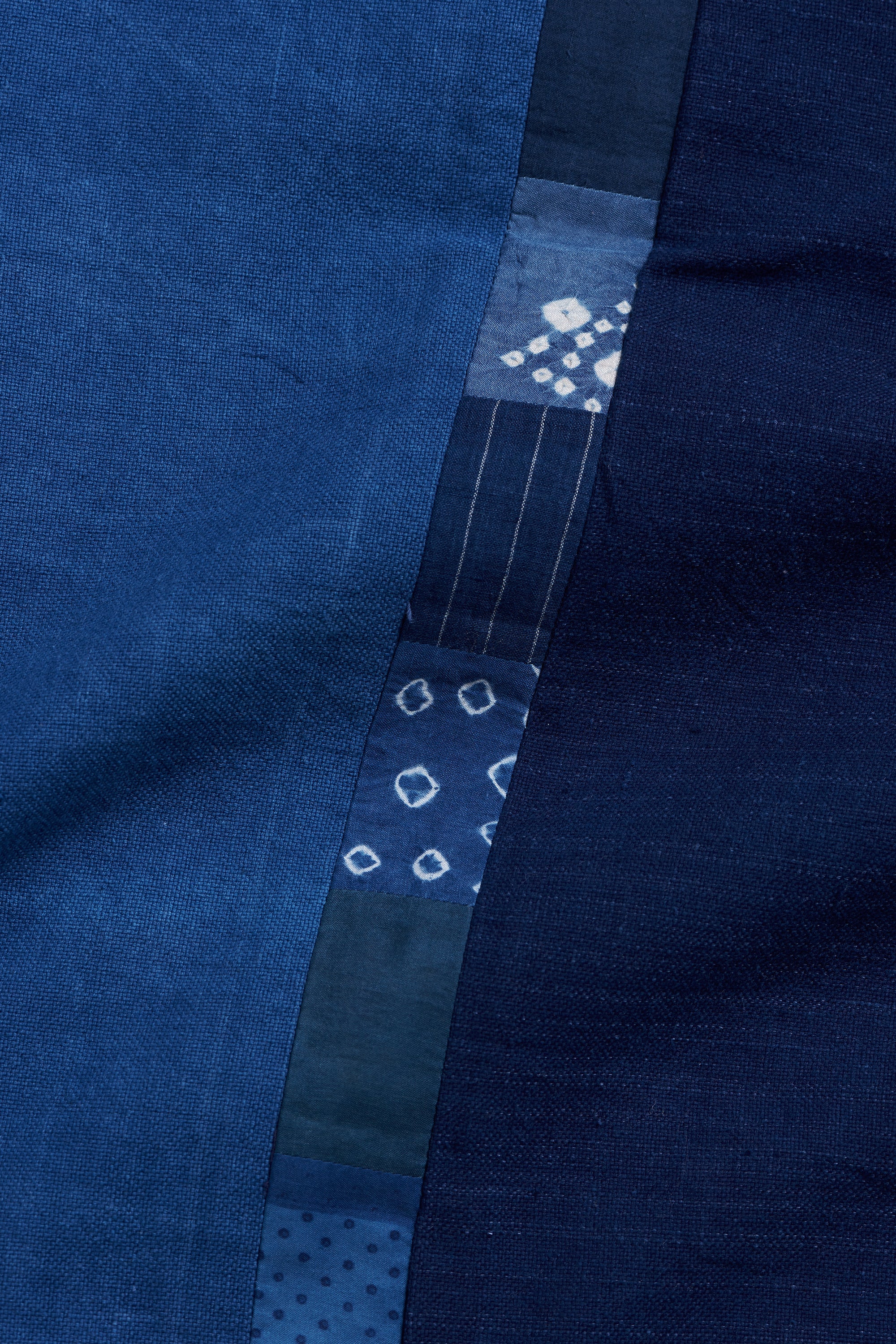 Medium Indigo Table Cloth With Kantha