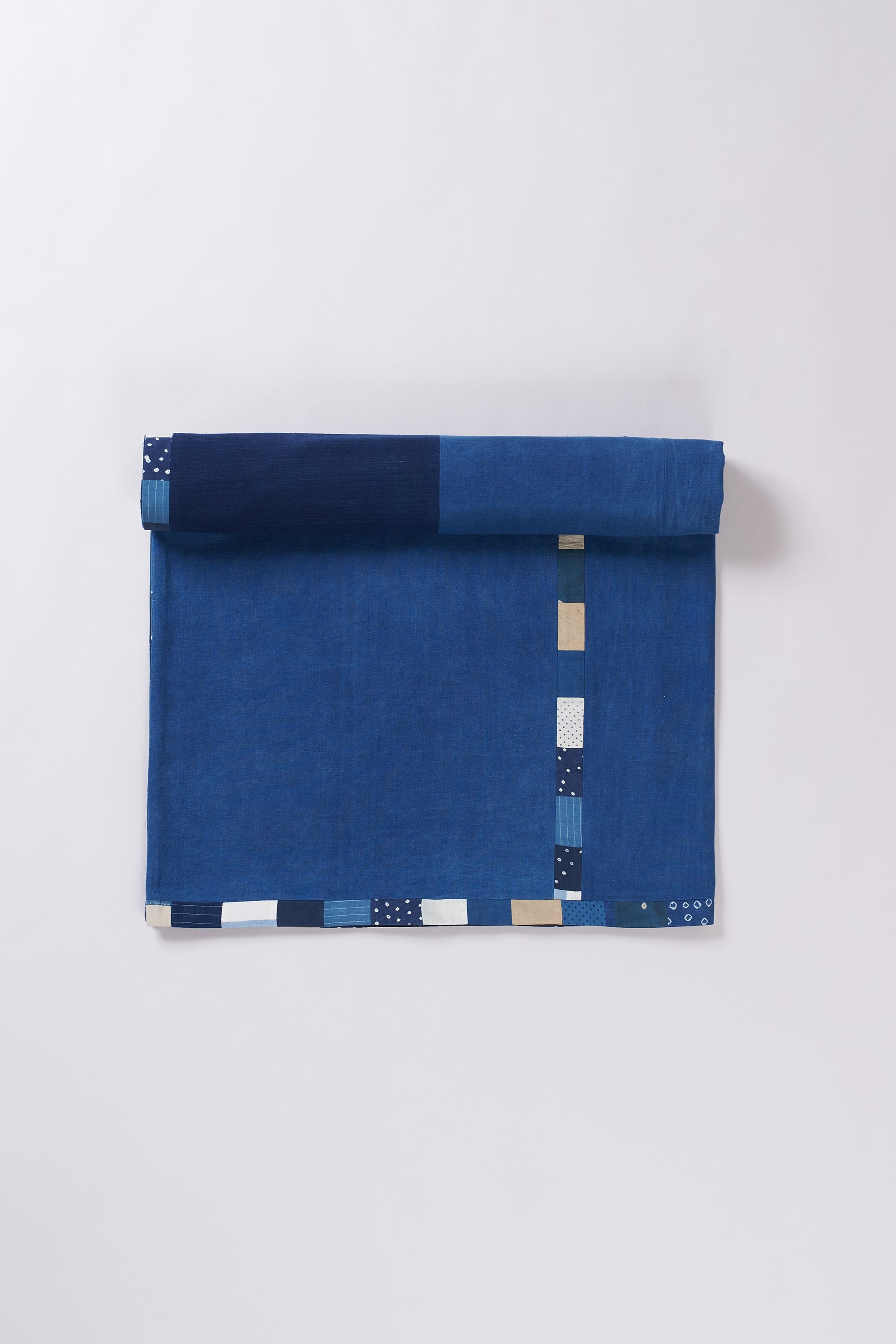 Medium Indigo Table Cloth With Kantha