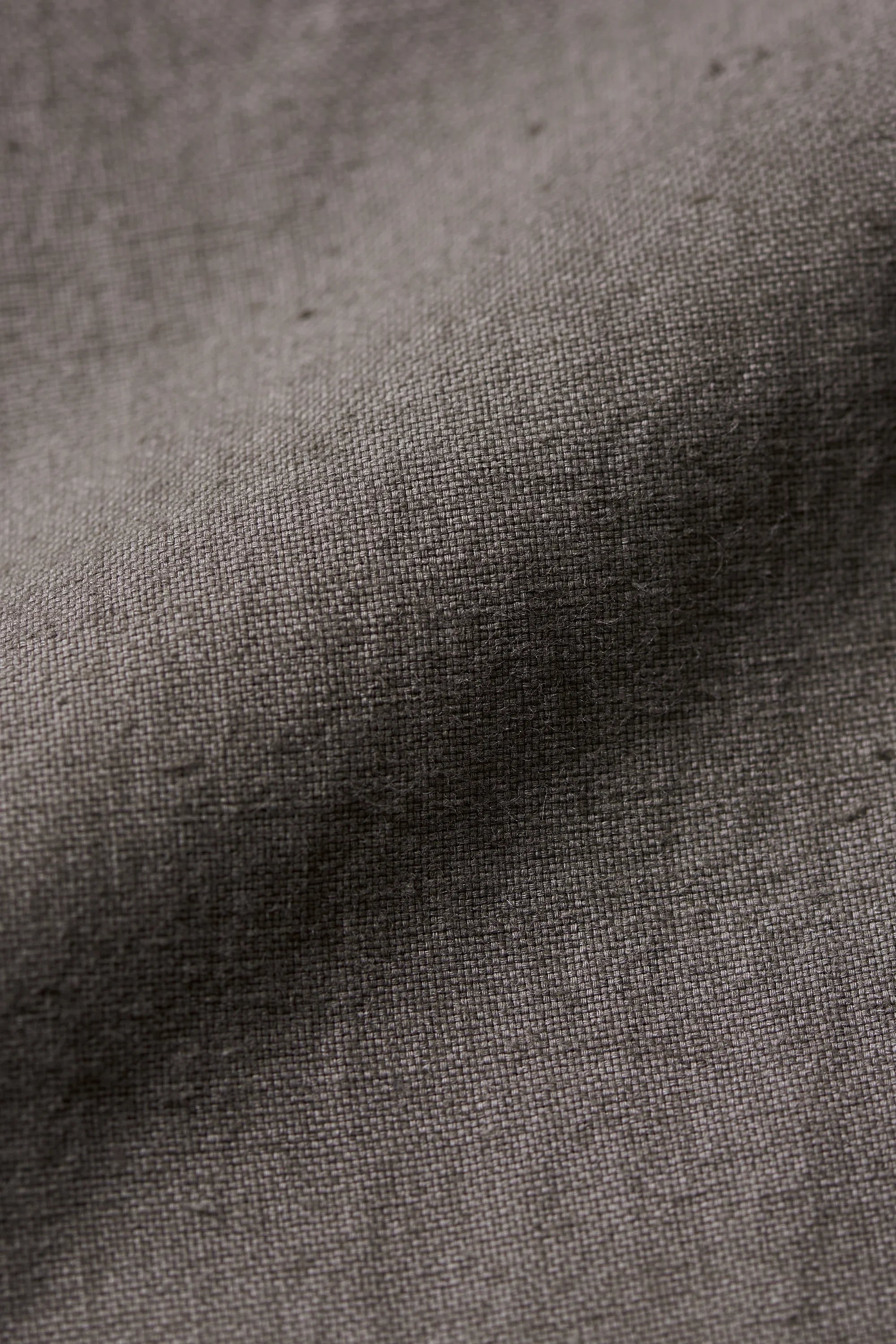 Ash Grey Cotton Pleated Trousers