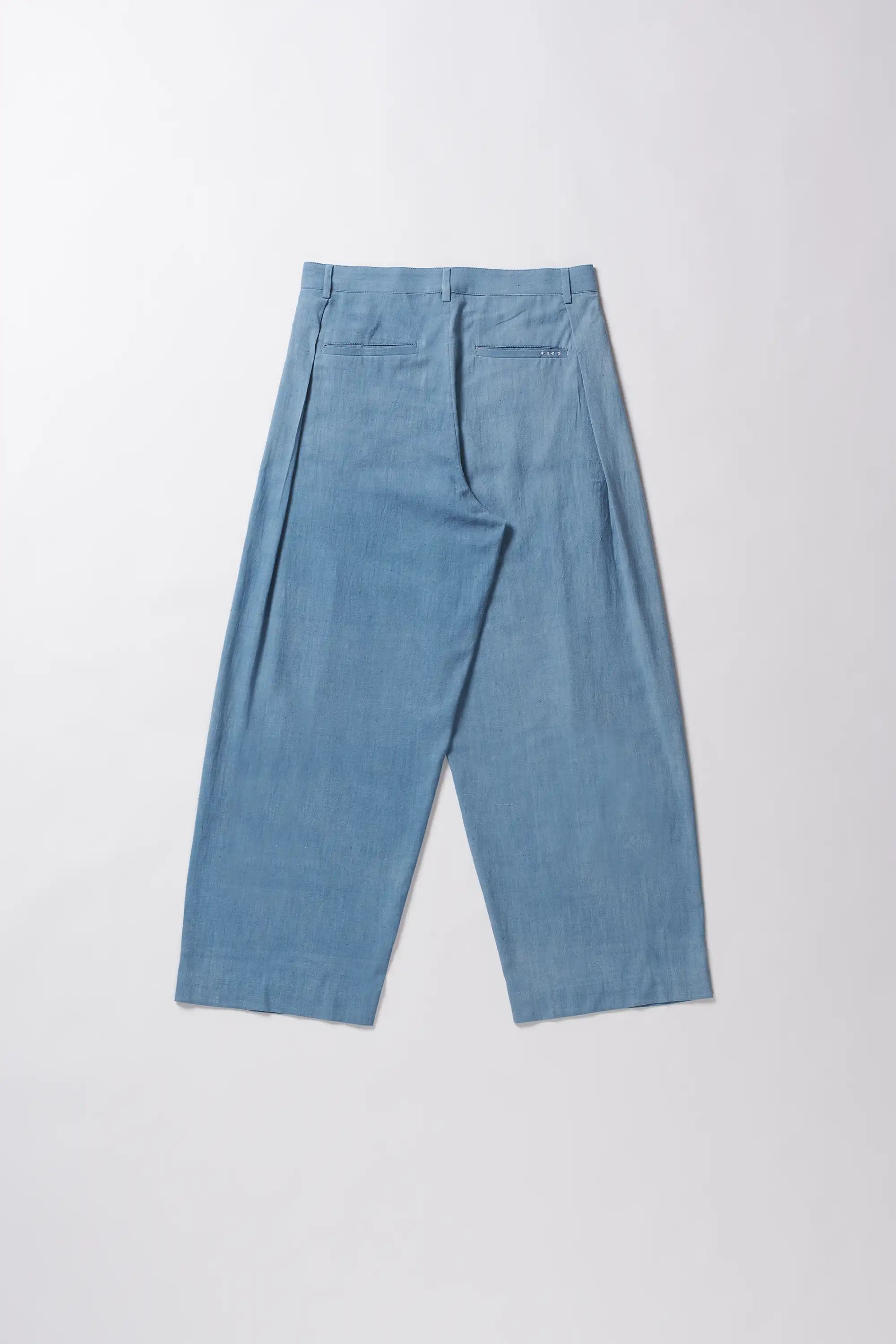 Powder blue pleated pant