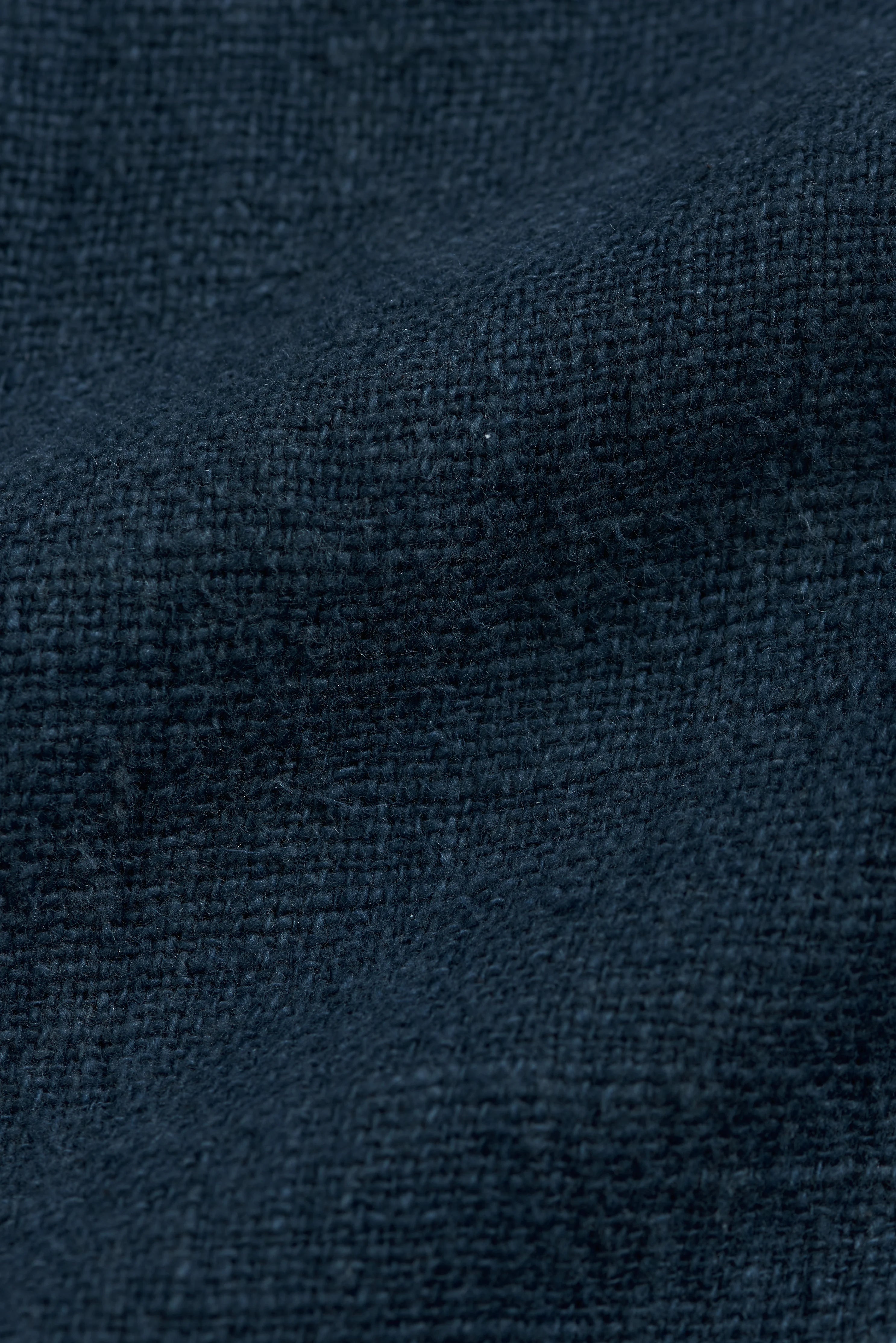 Estate Blue Cotton Pleated Trousers