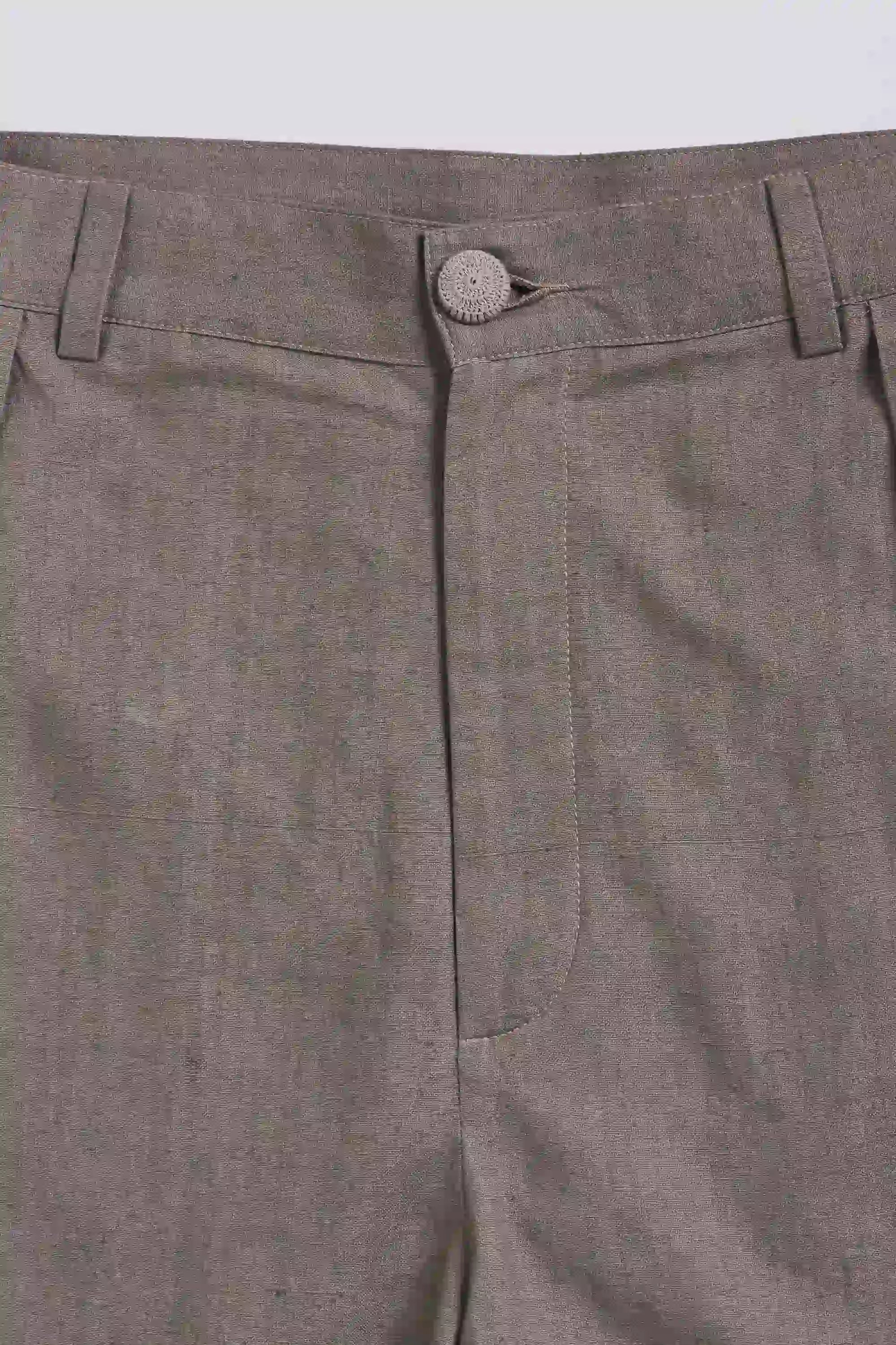 Fabric close-up with button