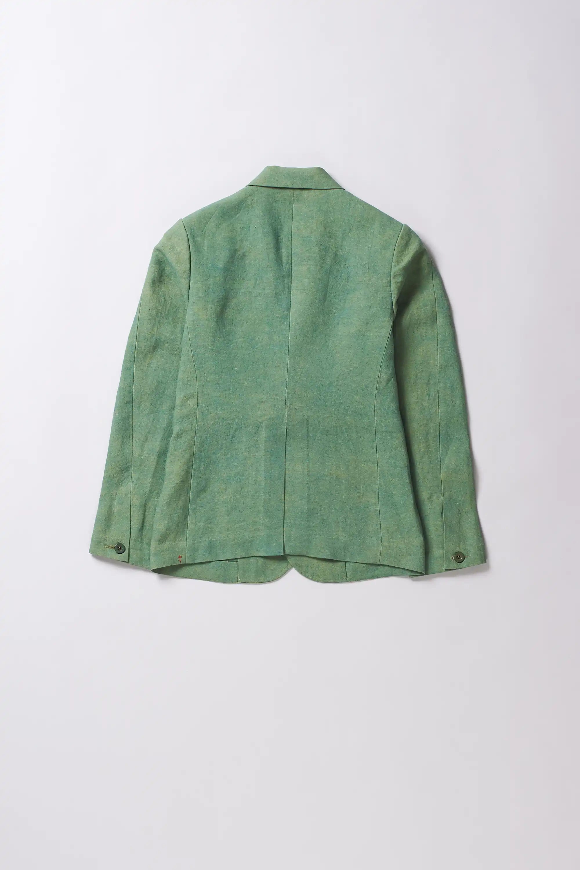 Turf green linen jacket