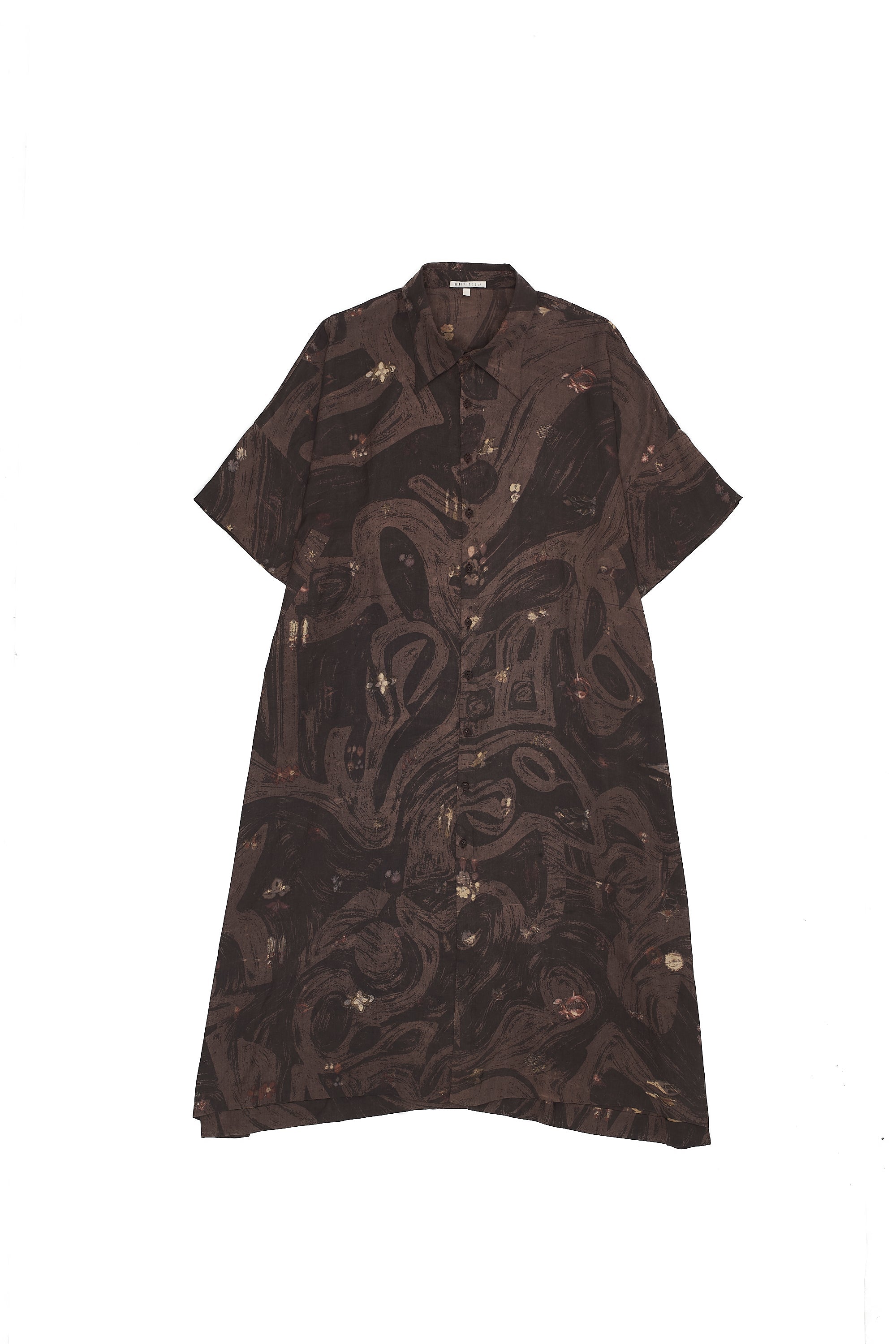 BLACK SILK WOMEN DRESS