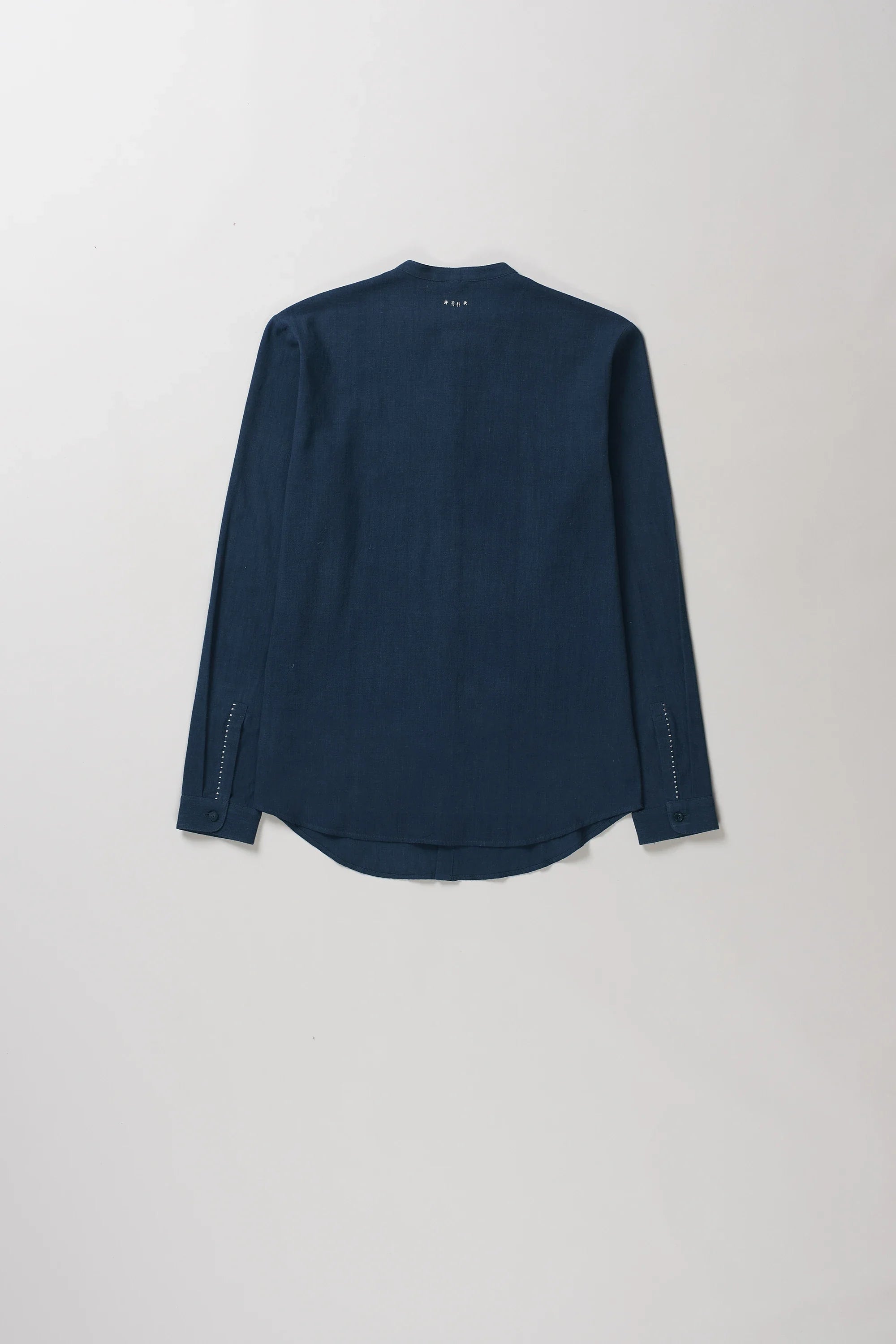 Back image of space blue shirt
