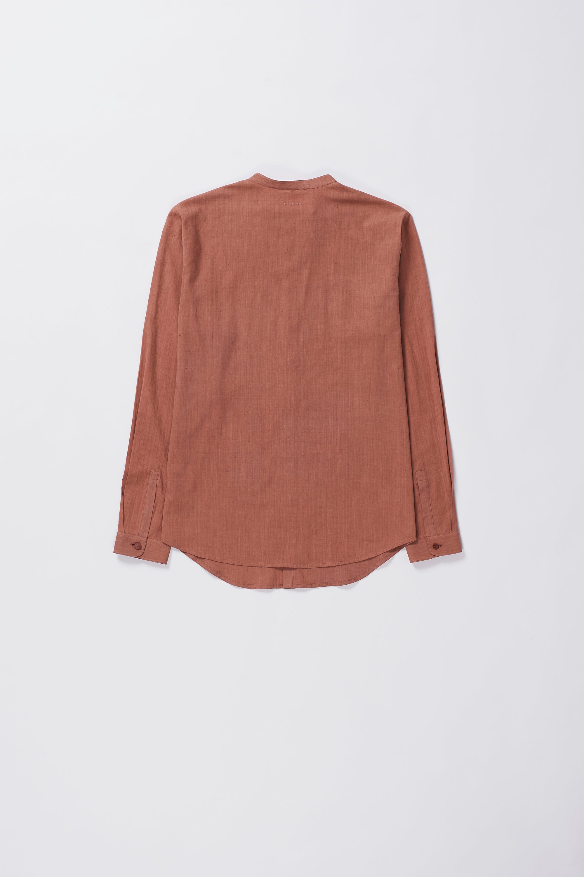 ROUGE PINK BAND COLLAR SHIRT