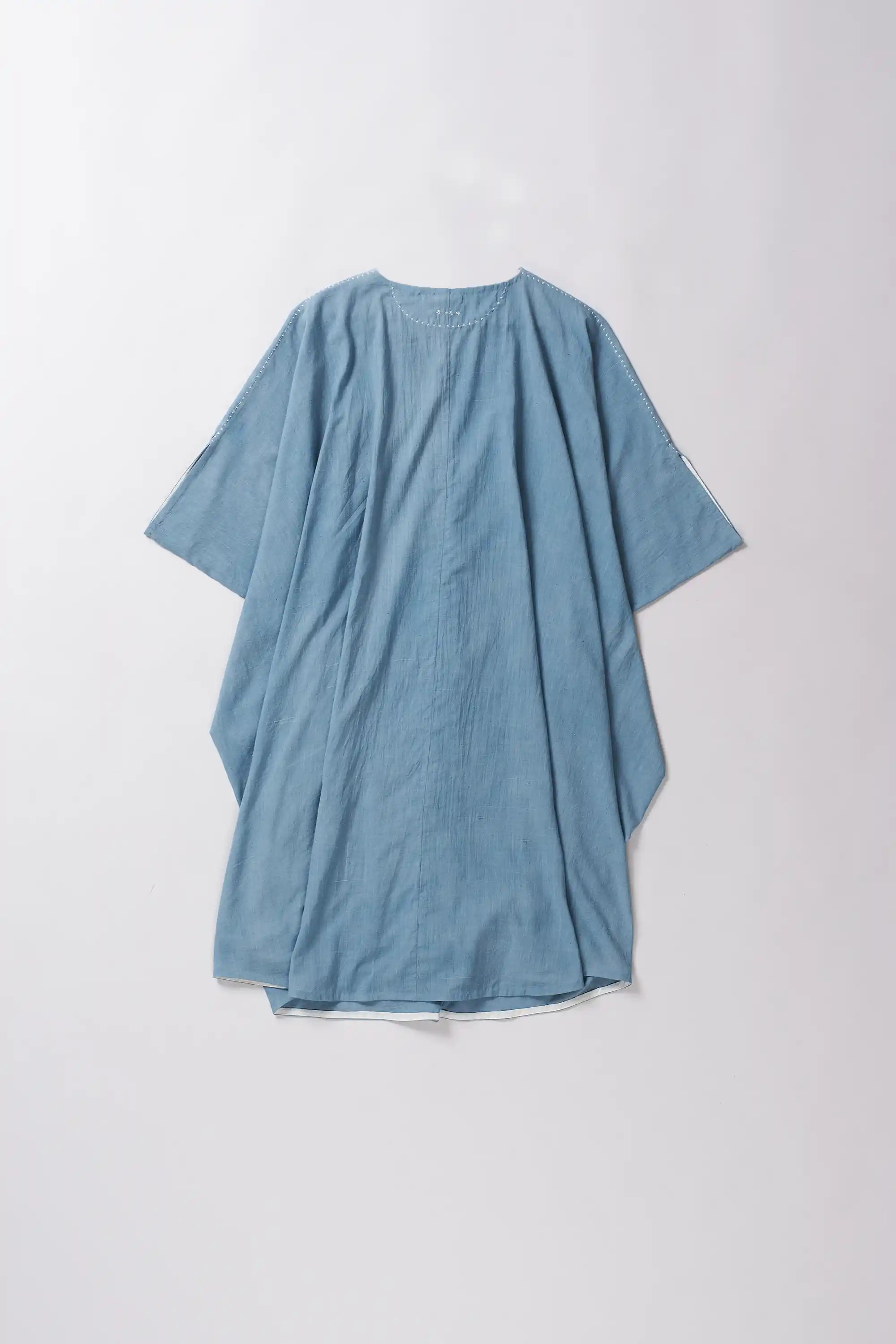 Powder Blue Vivory Drape Dress