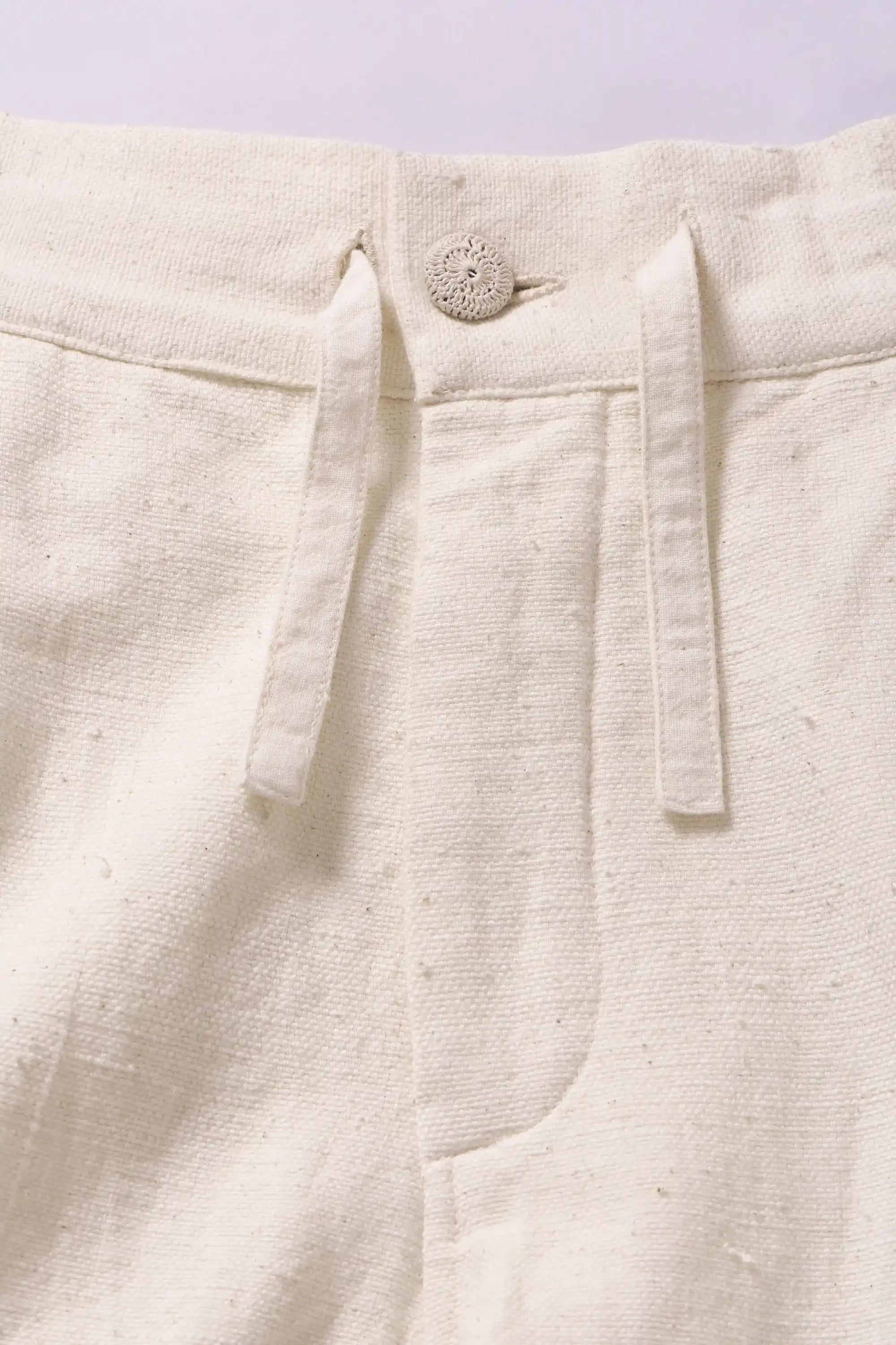 Zed Cotton Ecru Trouser