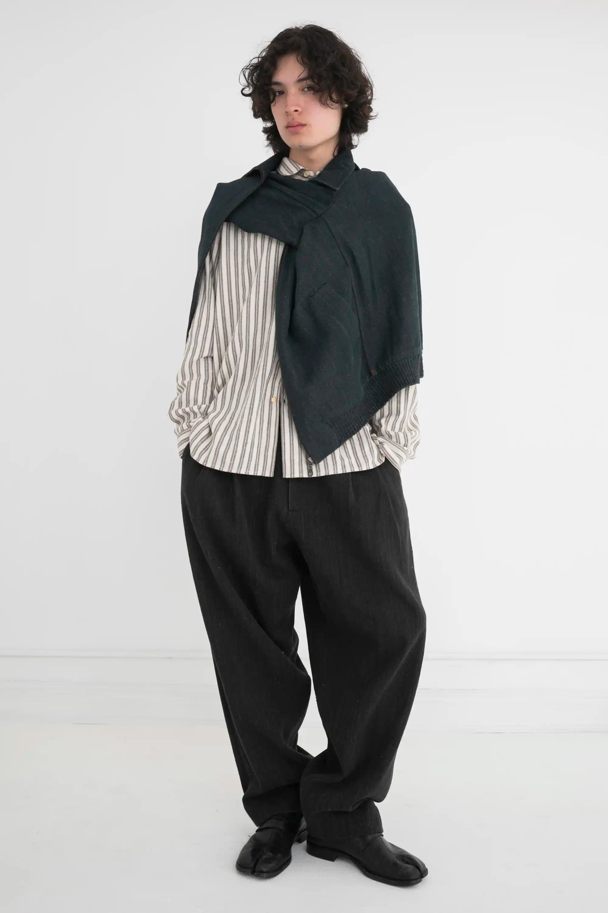 Midnight Indigo Handspun Cotton Denim Pant