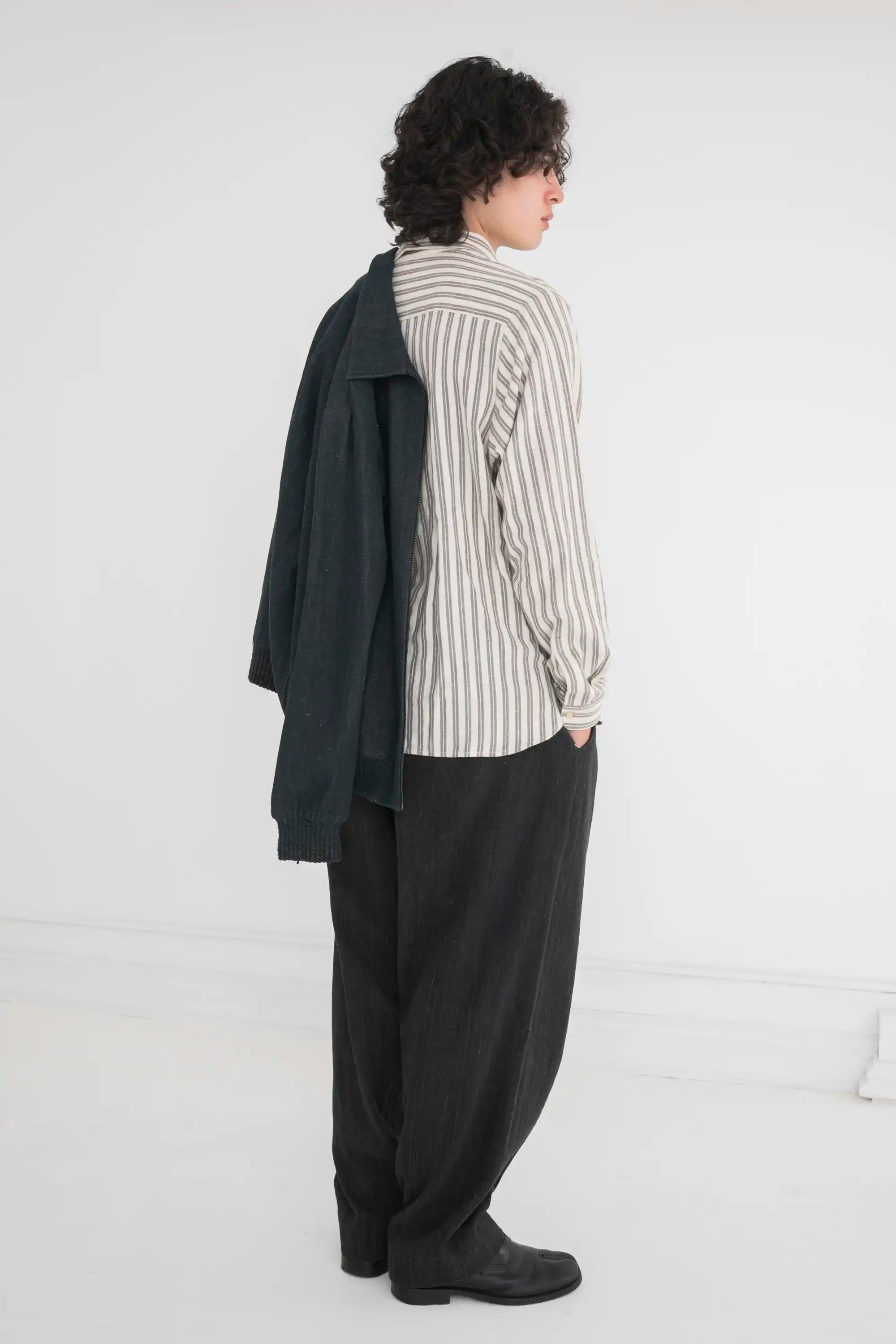 Midnight Indigo Handspun Cotton Denim Pant