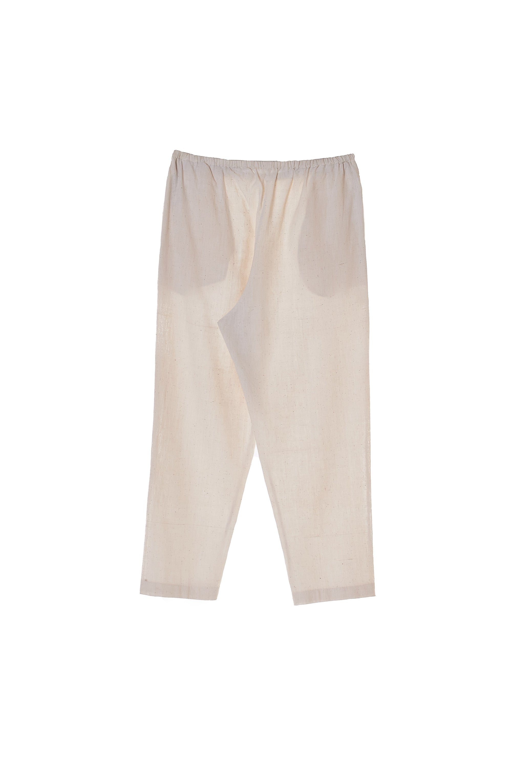 HANDSPUN COTTON ECRU PANT