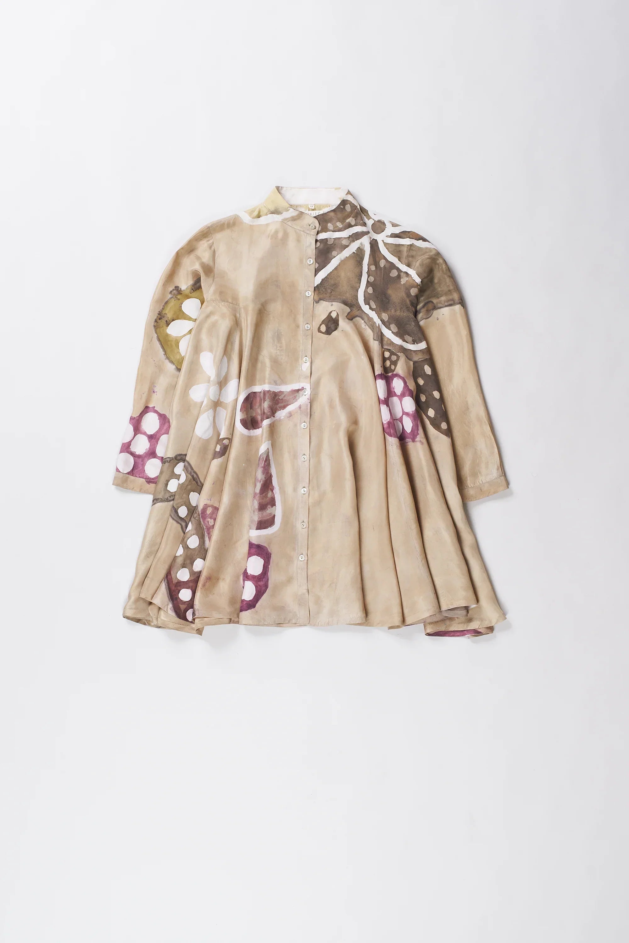 Nkeidn Handpainted Shirt In Silk