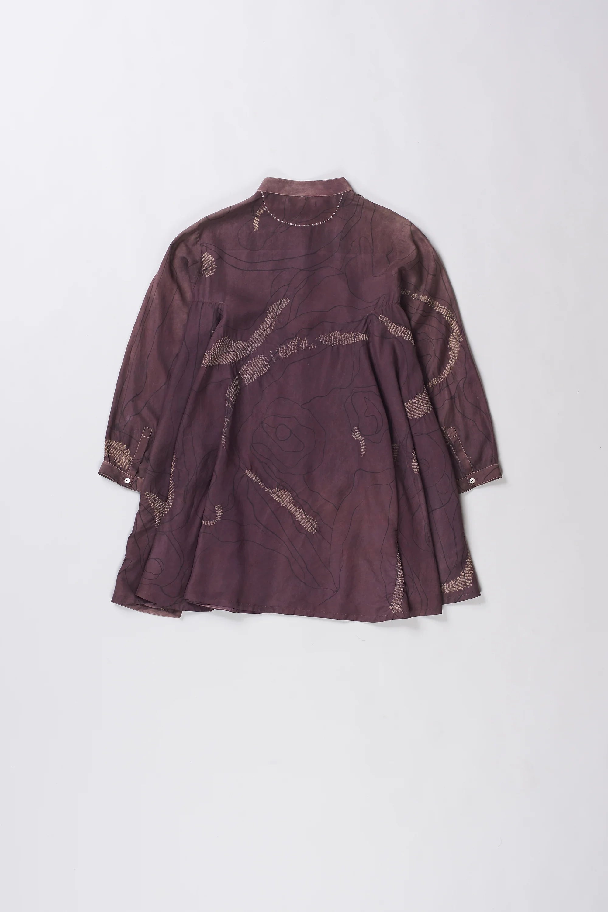 Nkeidn Silk Shirt with Bandhani