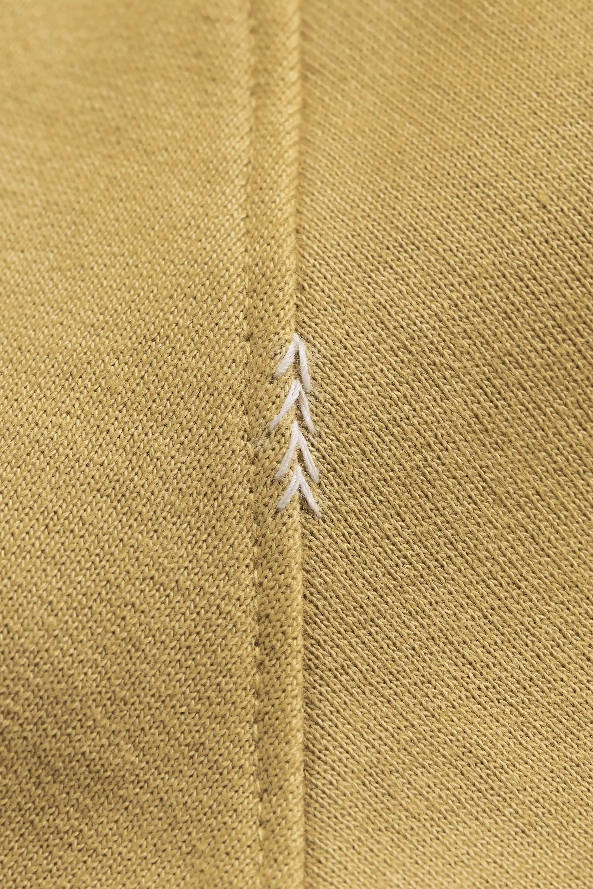 Sweatshirt in Ochre Yellow