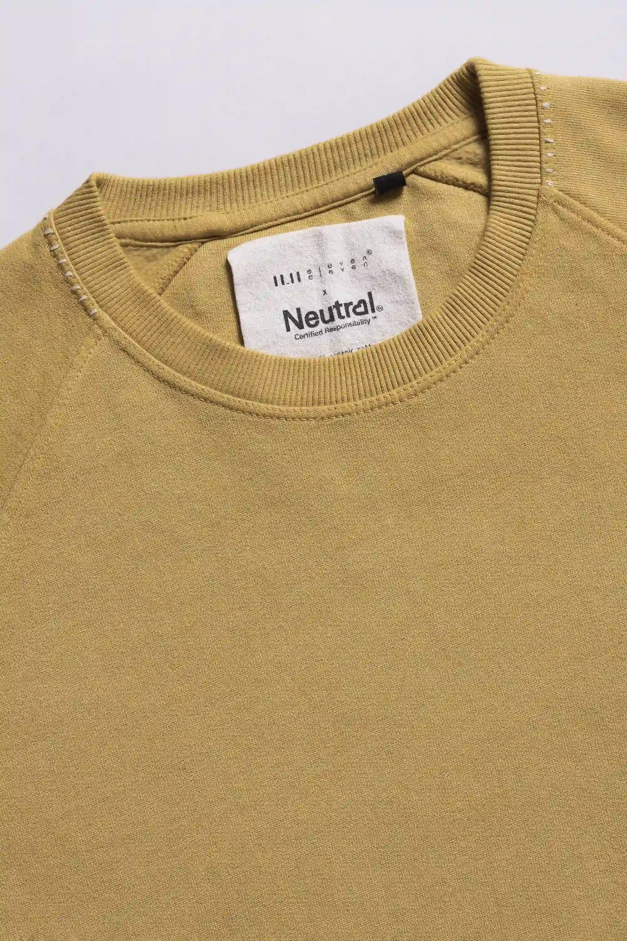 Sweatshirt in Ochre Yellow