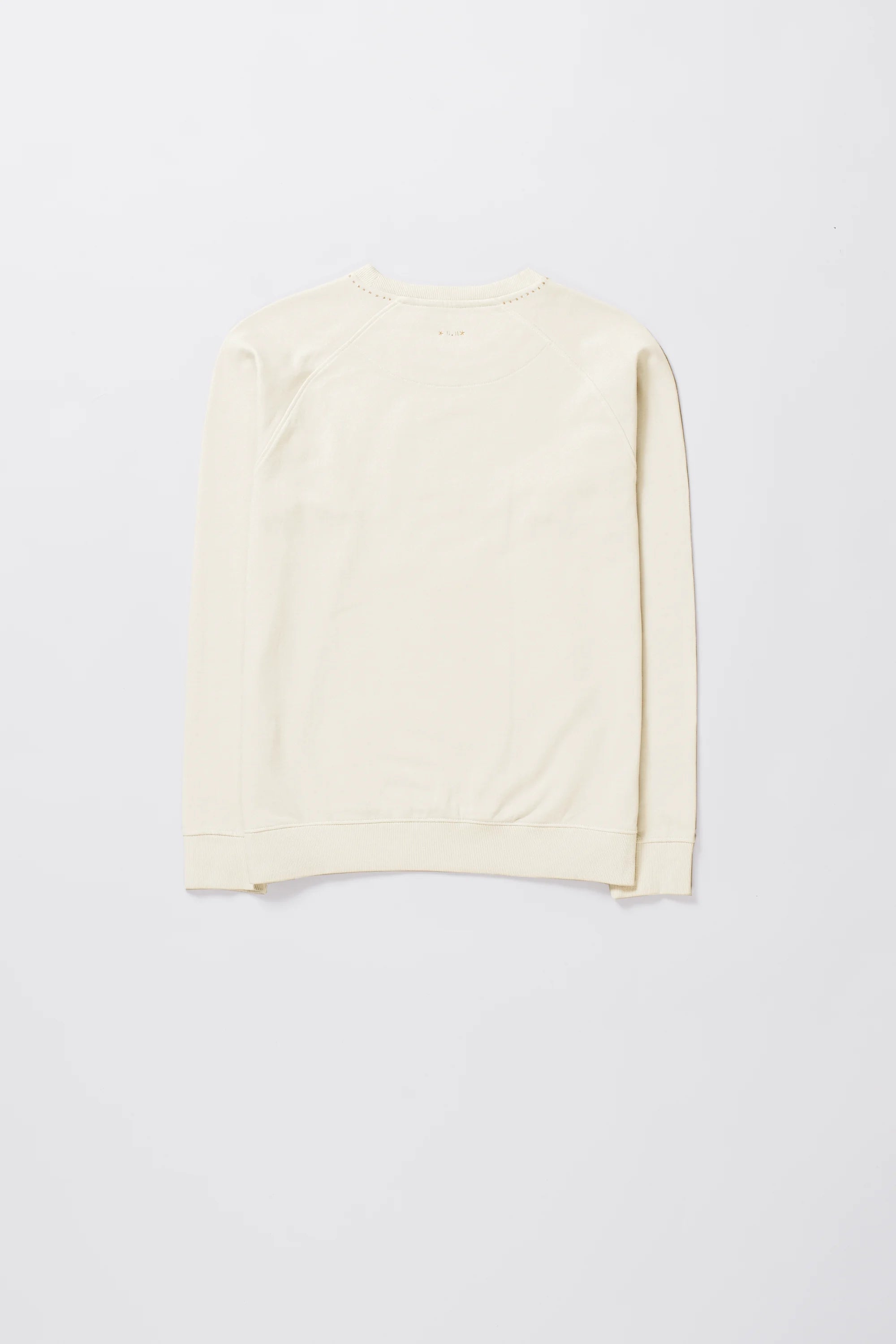 Back image of ecru sweatshirt