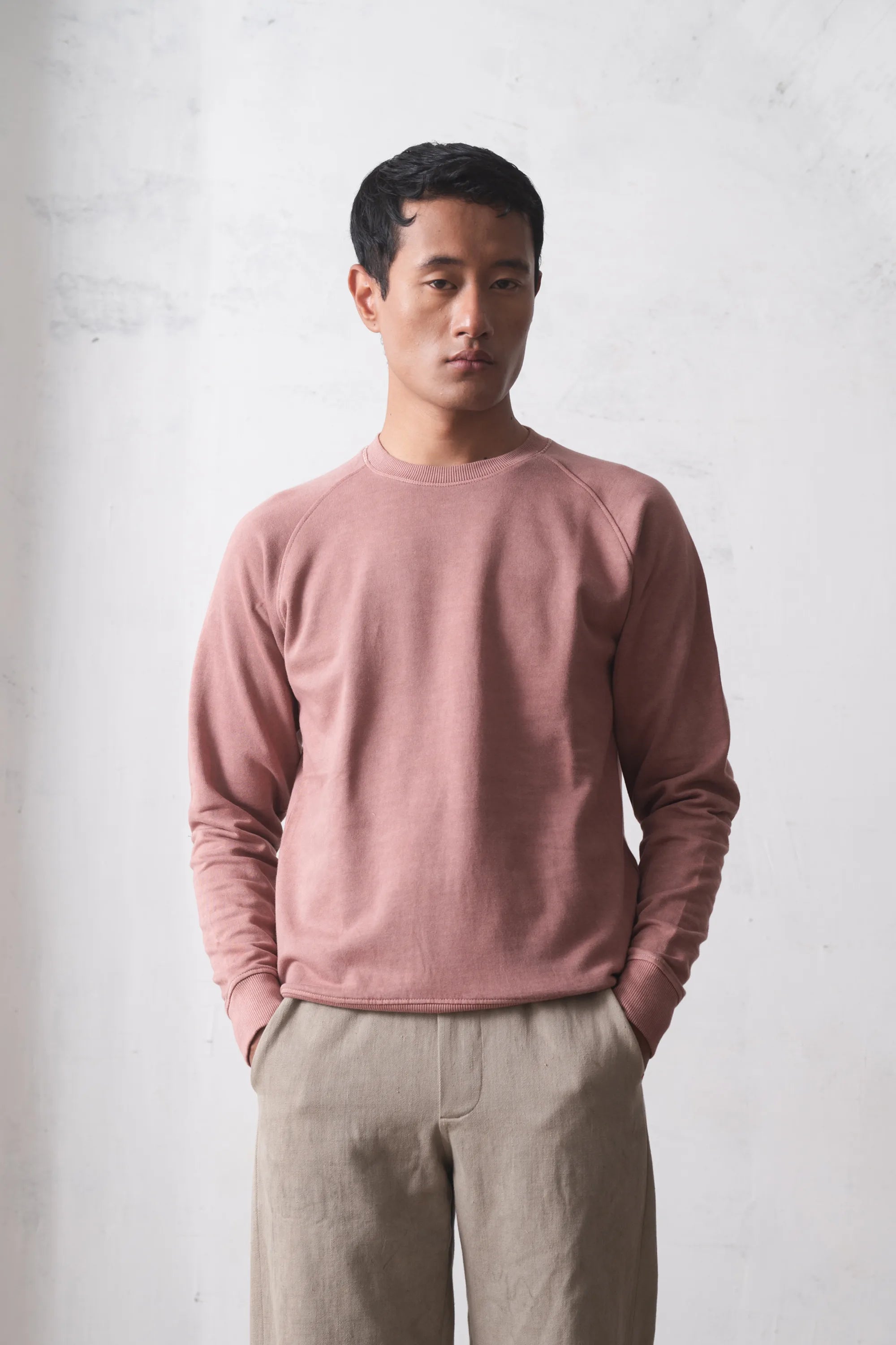 Old Rose Cotton Sweatshirt