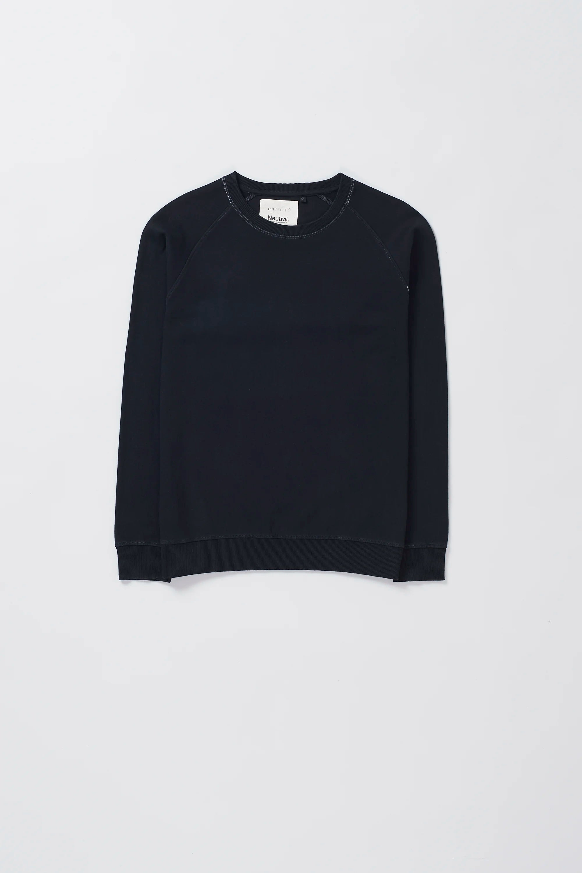 Black cotton sweatshirt