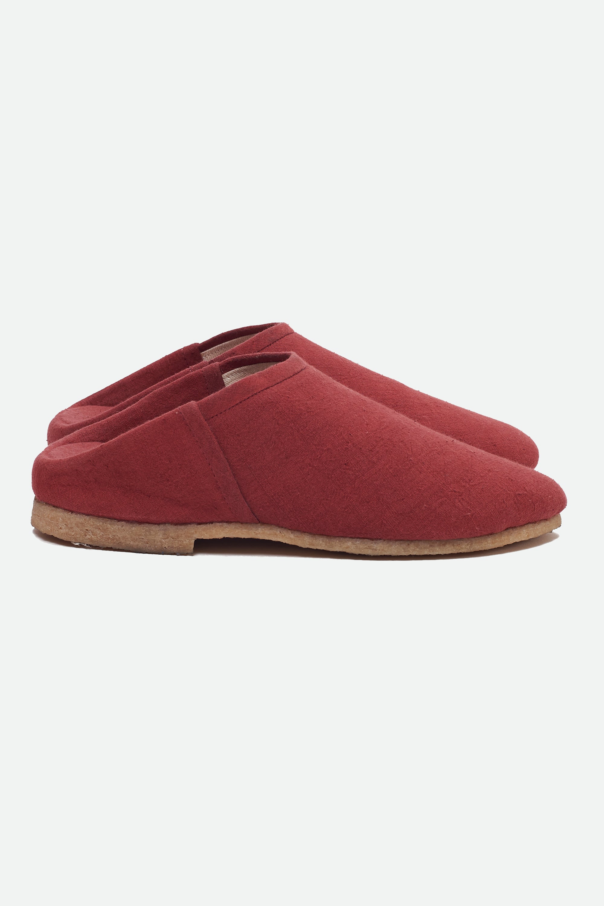 CRIMSON PINK HANDMADE SLIP-ON
