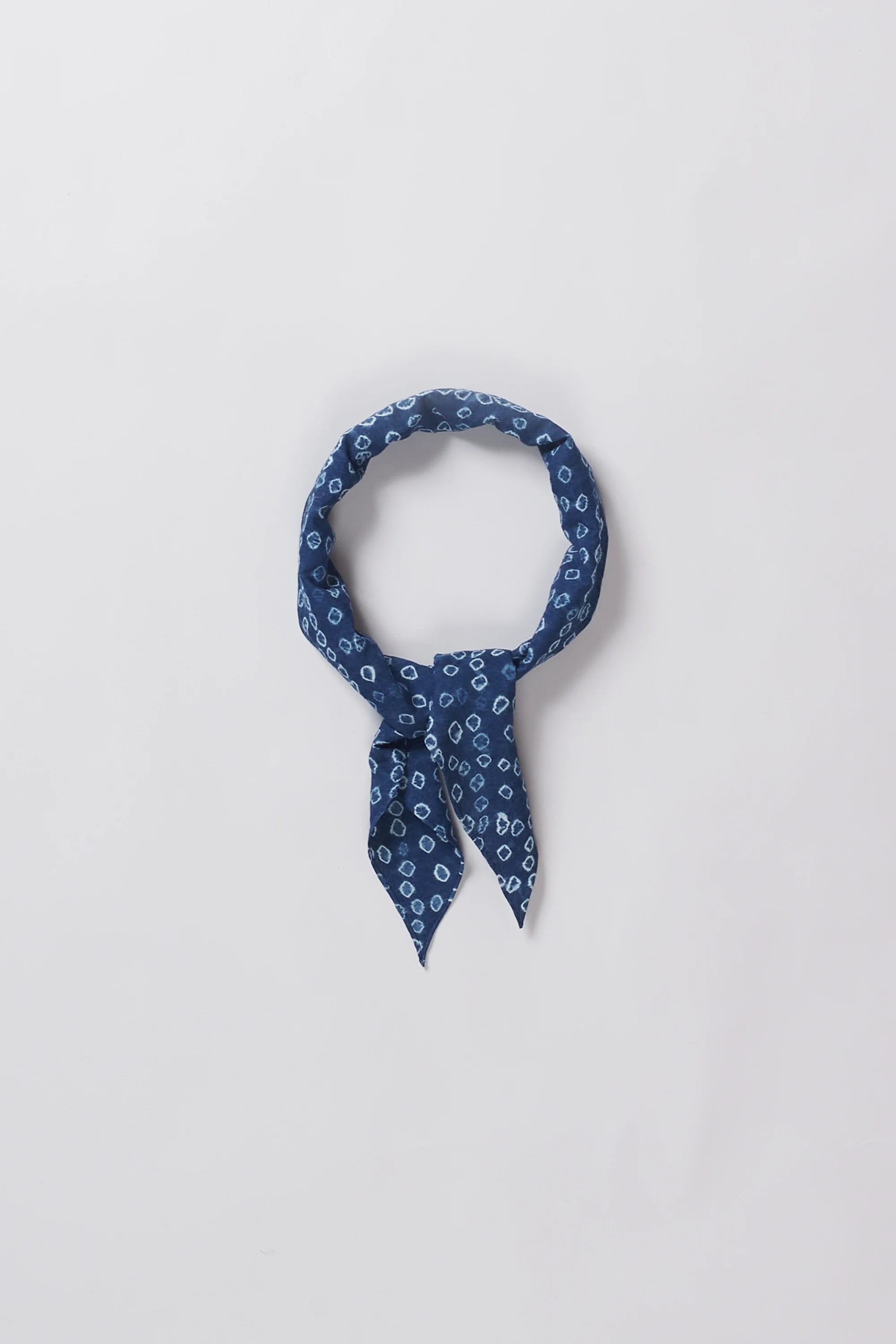 Silk Bandana with Bandhani