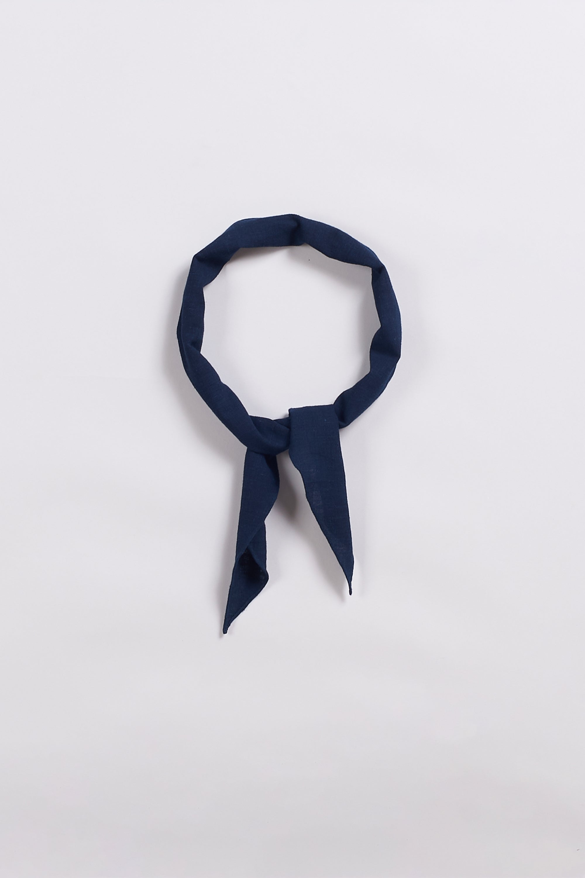 Heirloom Cotton Bandana with Natural Indigo