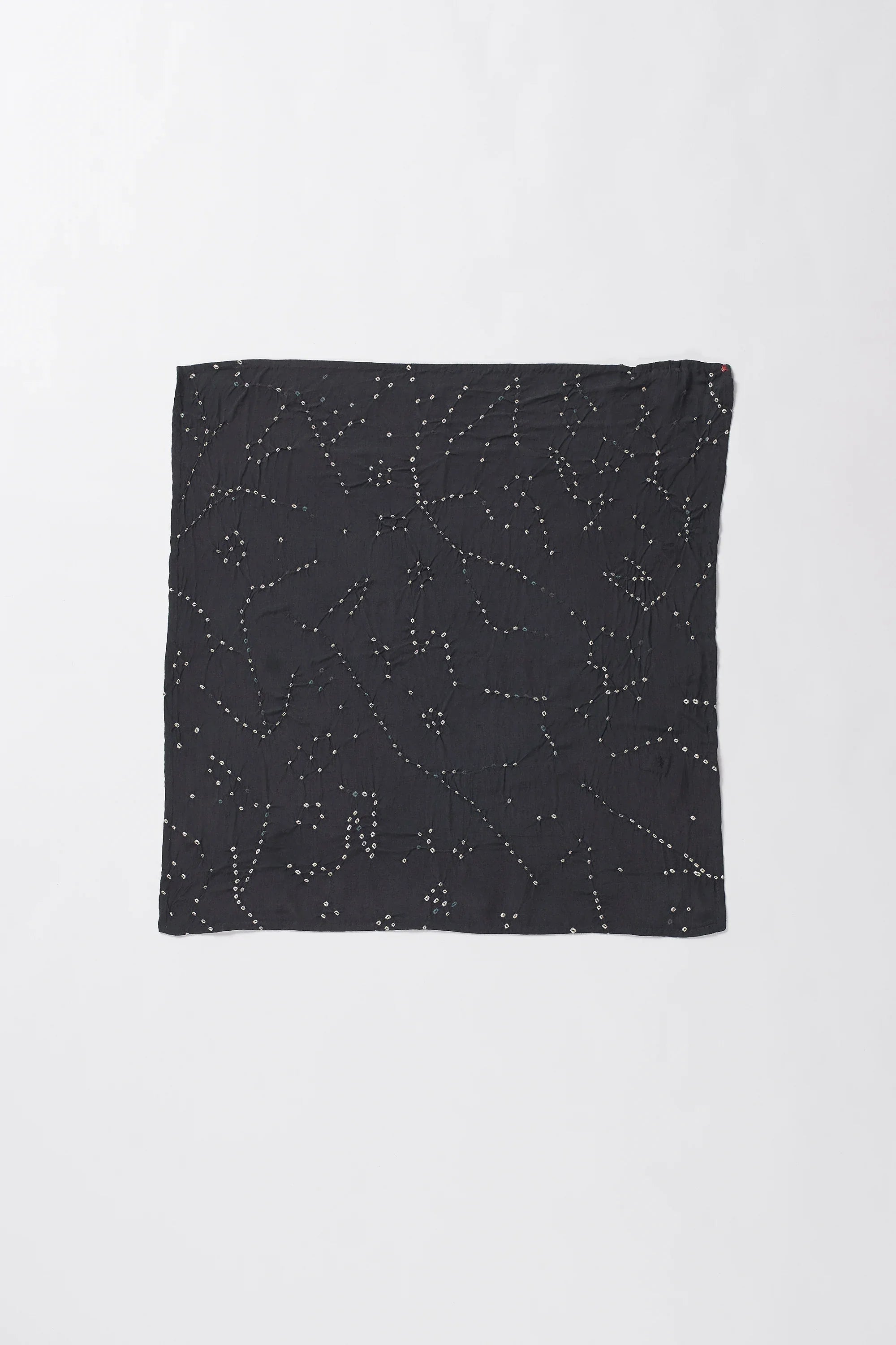 Midnight Indigo Bandhani Scarf