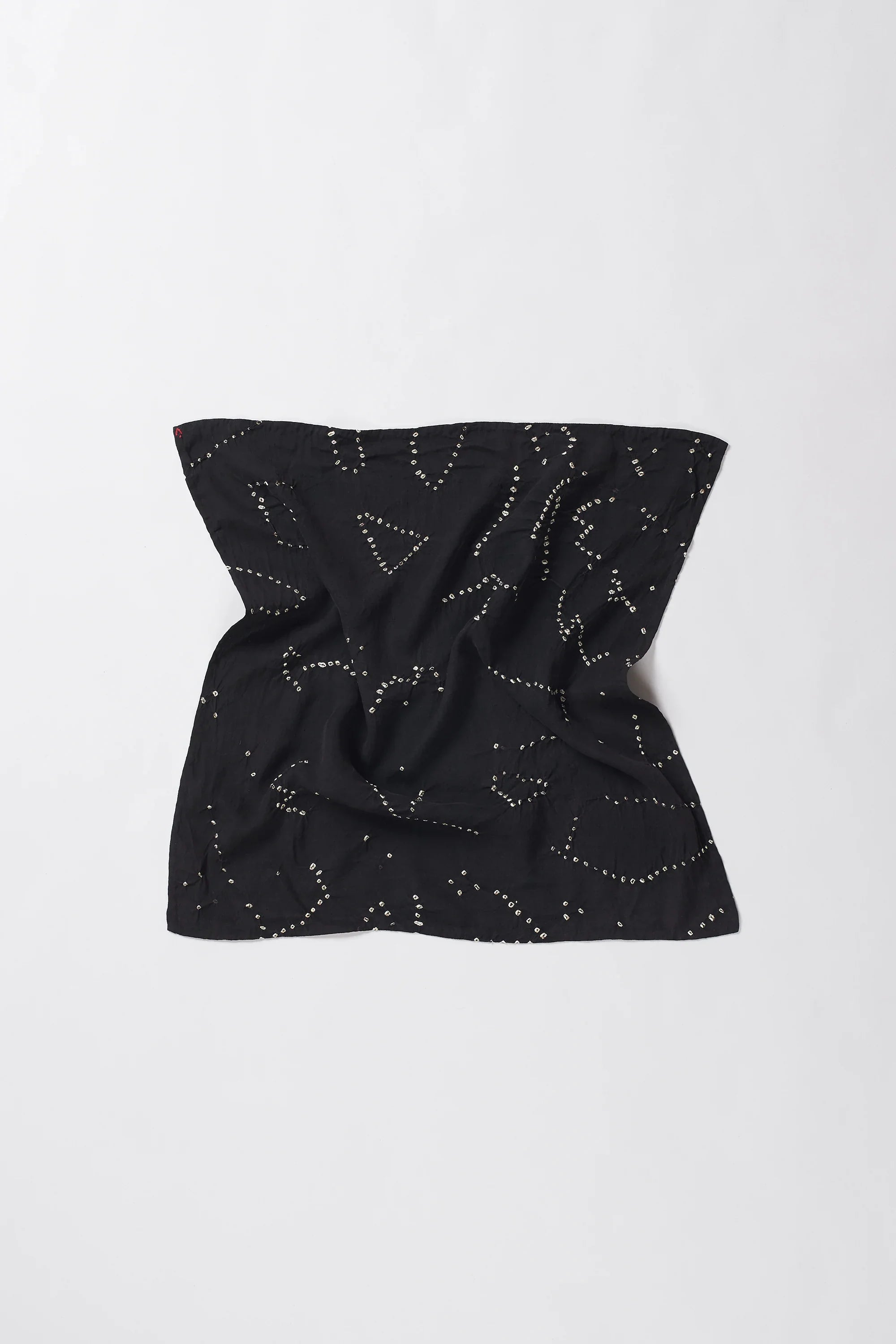 Black Bandhani Scarf