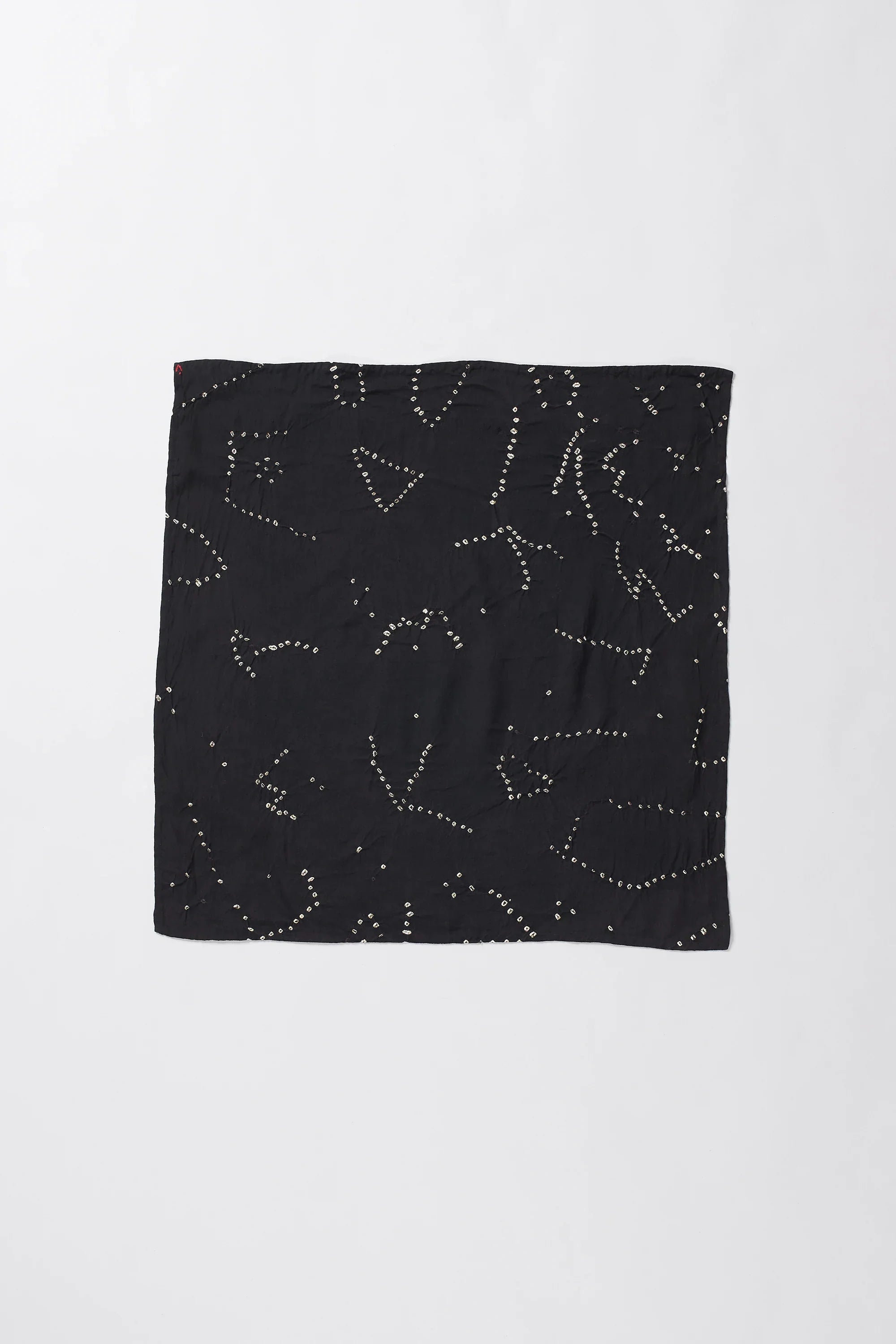Black Bandhani Scarf