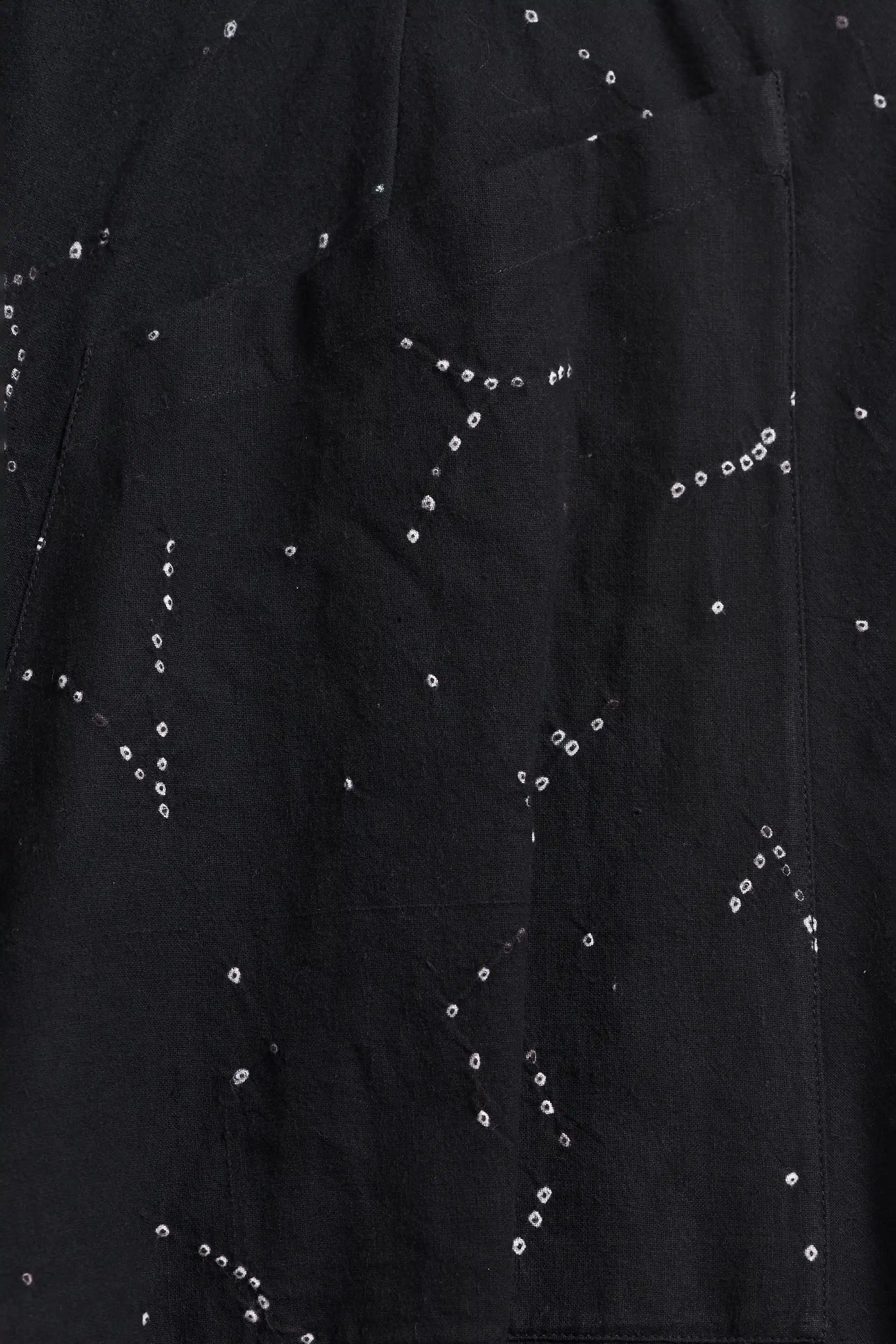 Black Bandhani Round Skirt