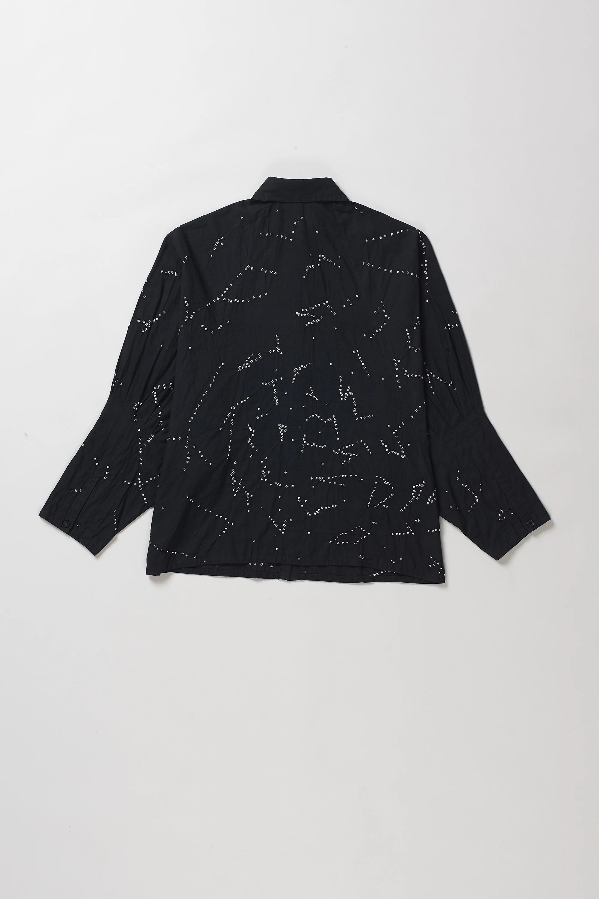 Mul Cotton Shirt with Bandhani