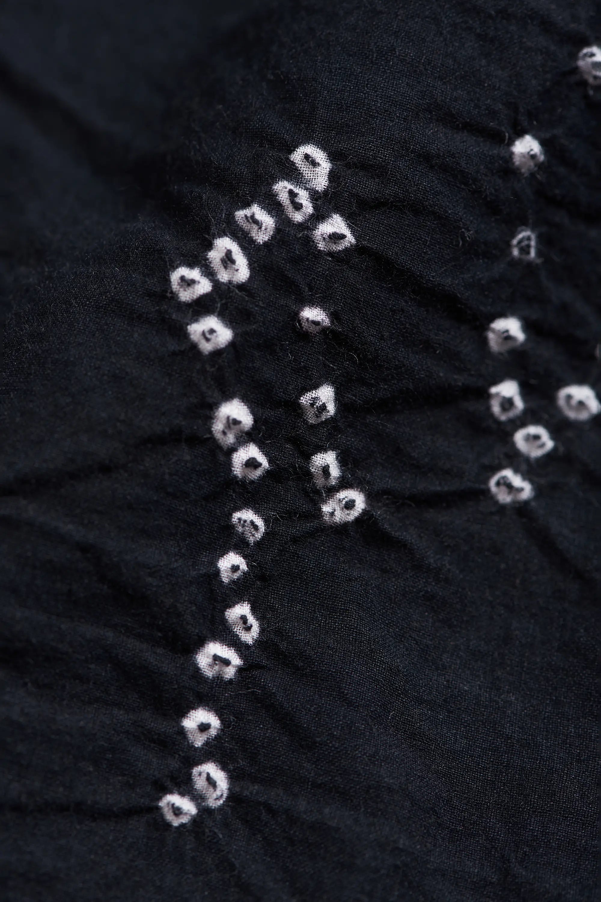 Mul Cotton Shirt with Bandhani