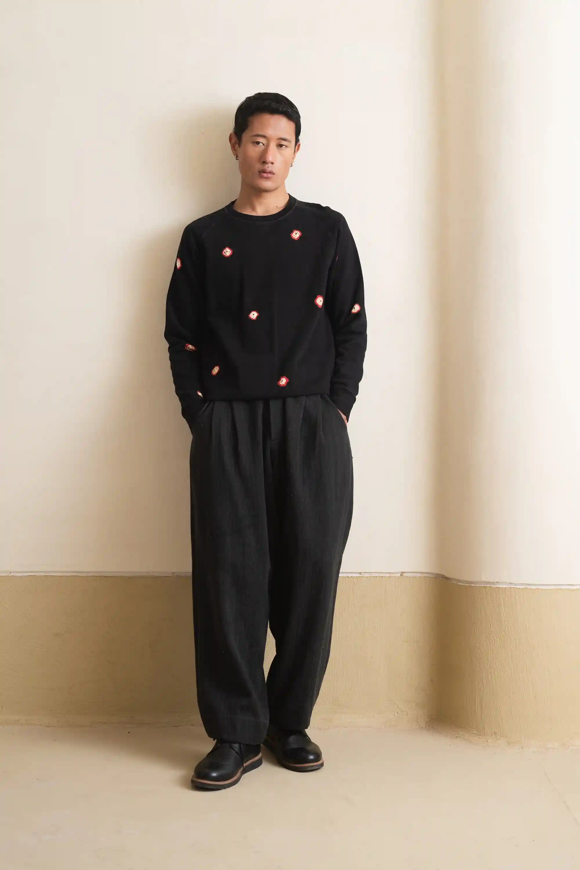 Kolz Black Bandhani Sweatshirt