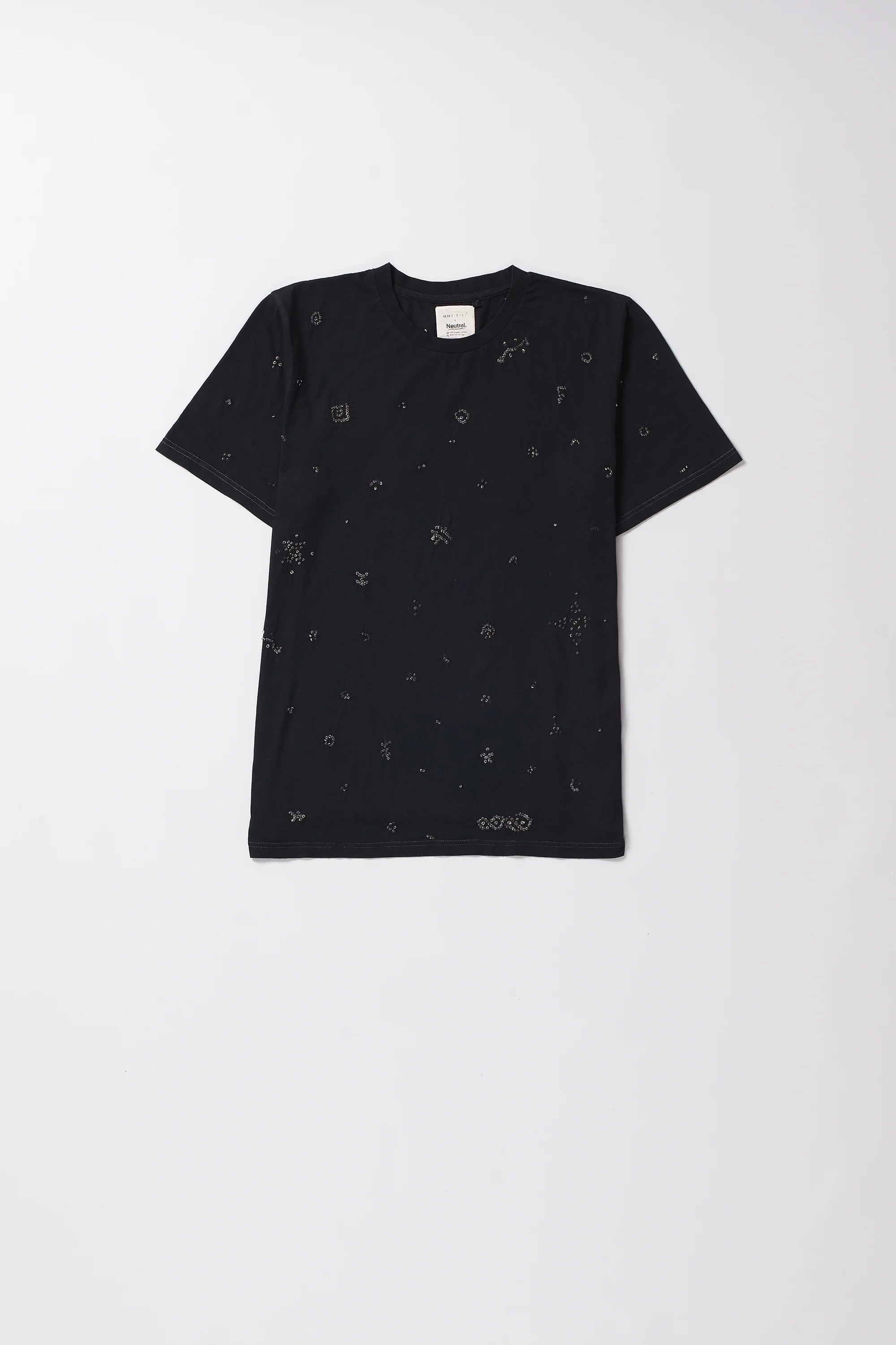 Bandhani Tee Black