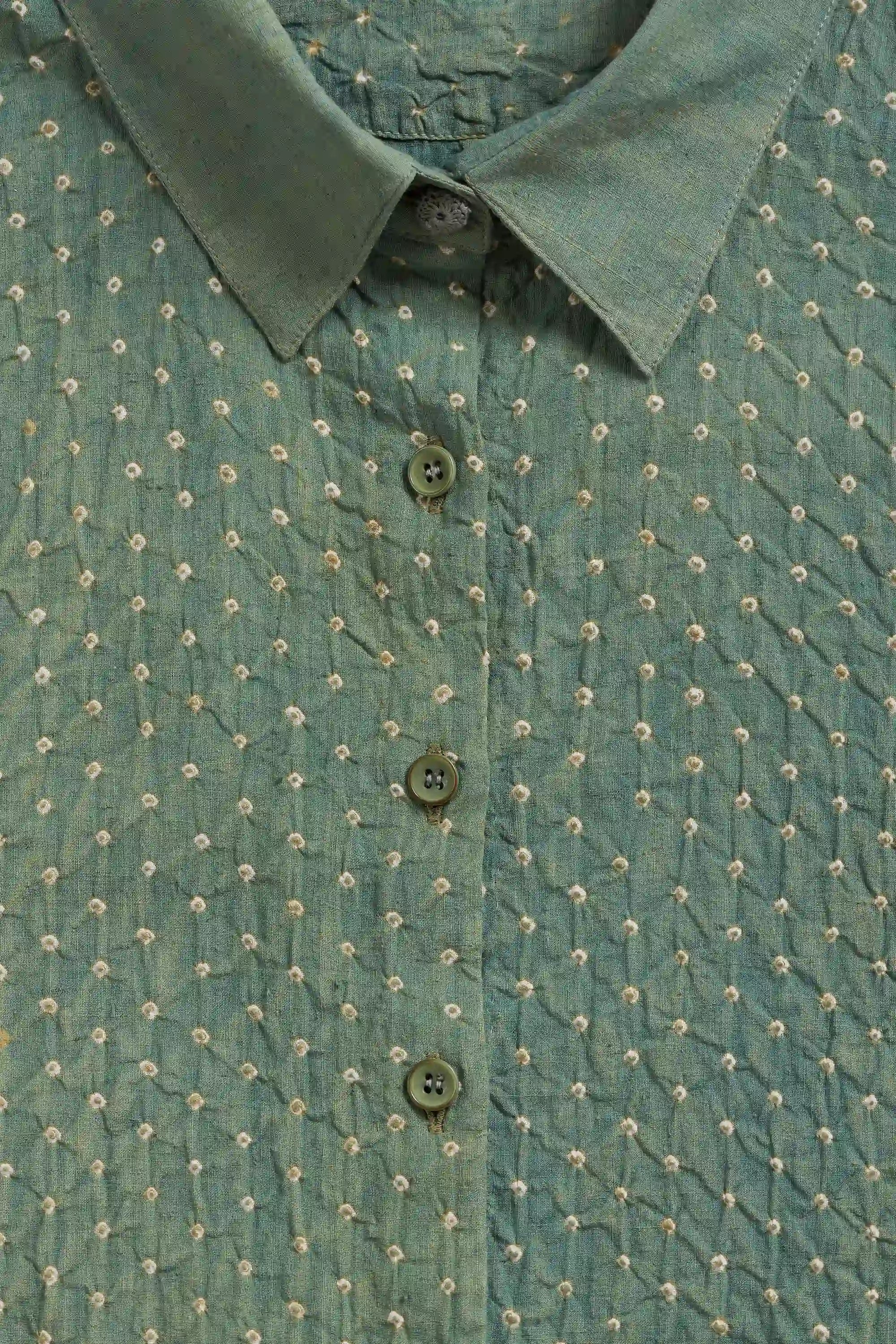 Fabric close-up with buttons