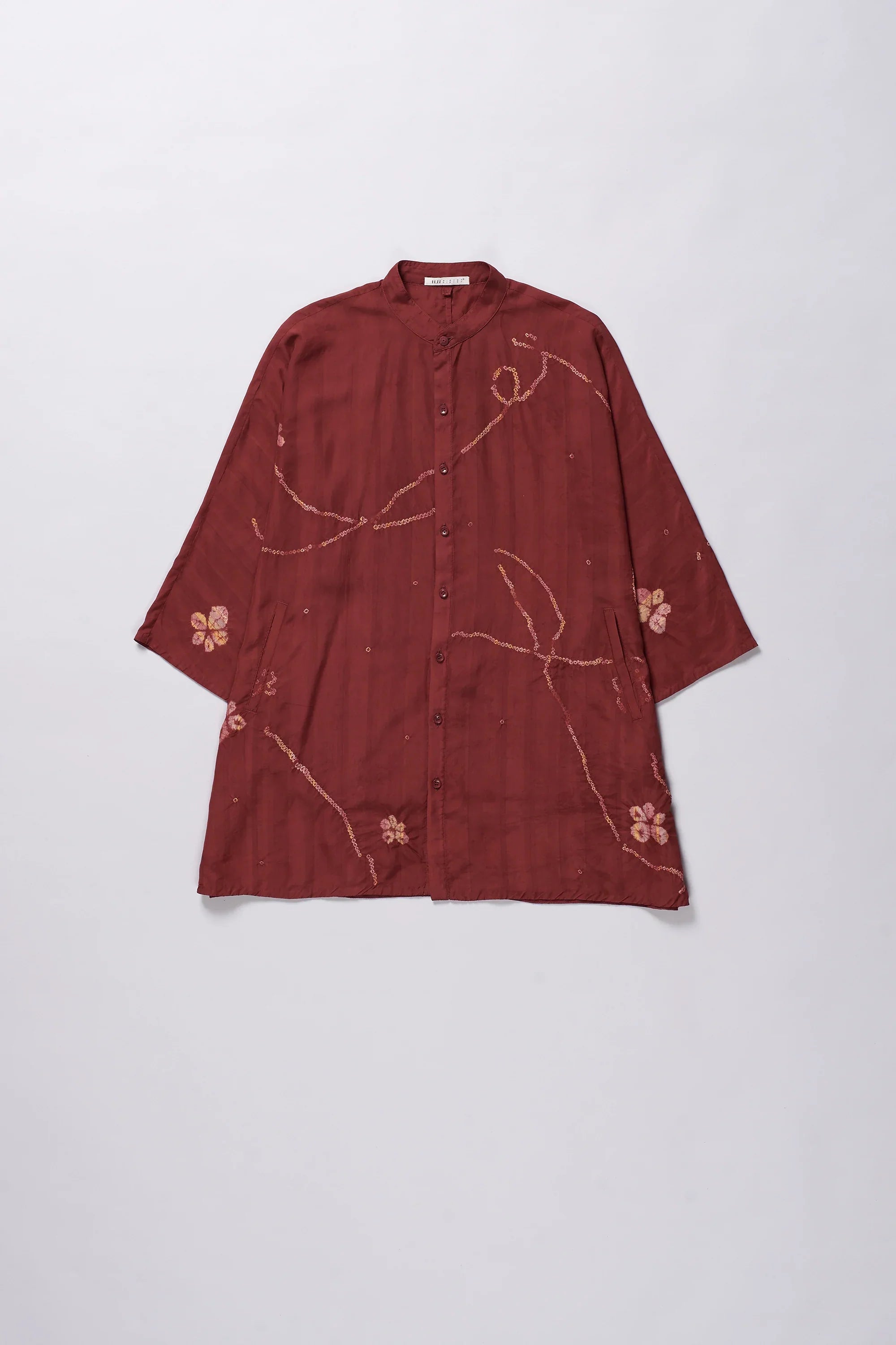 Kimono Sleeve Red Shirt
