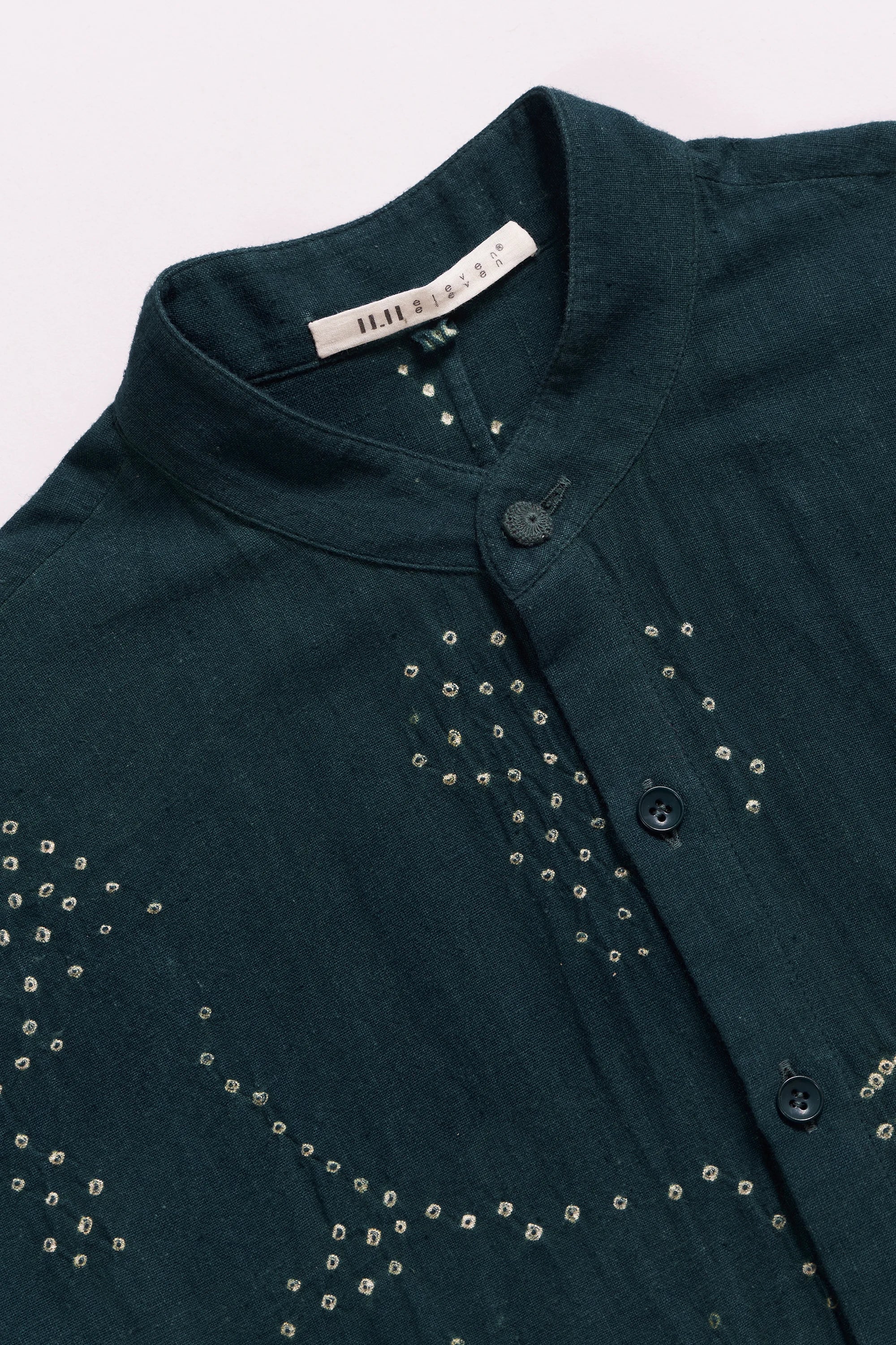 Kimono Sleeve Bottle Green Shirt