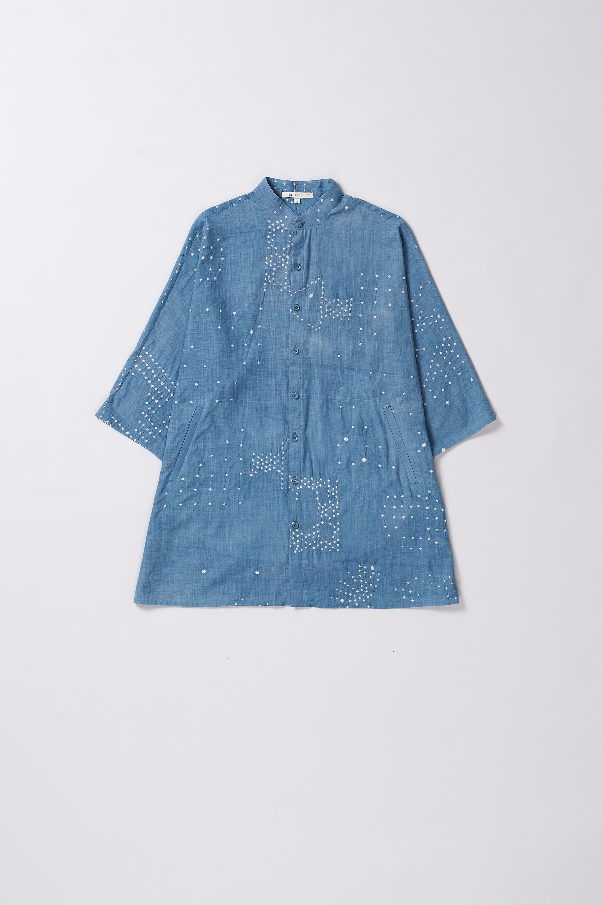 KIMONO SLEEVE BANDHANI SHIRT