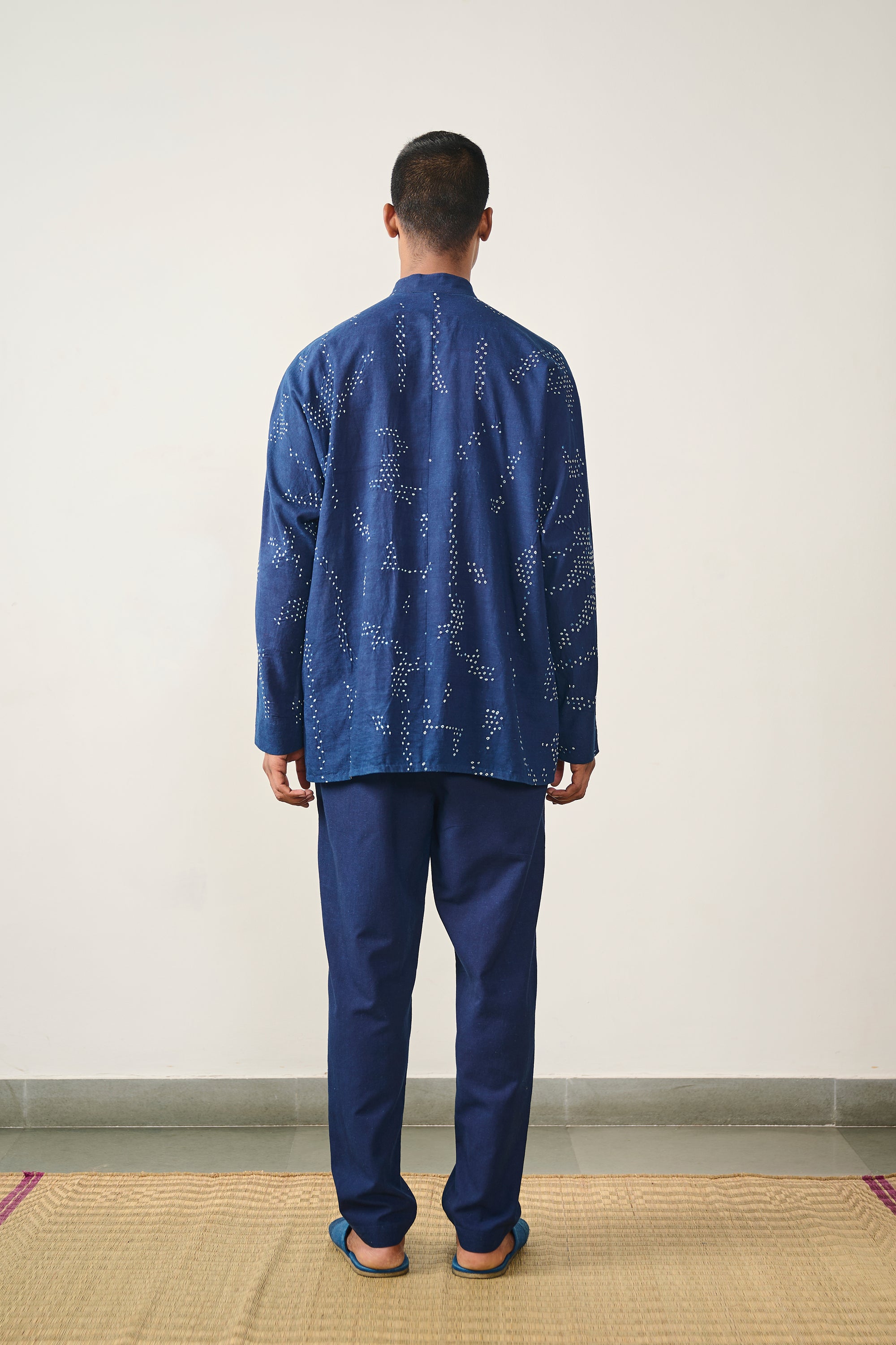 Indigo Bandhani Shirt