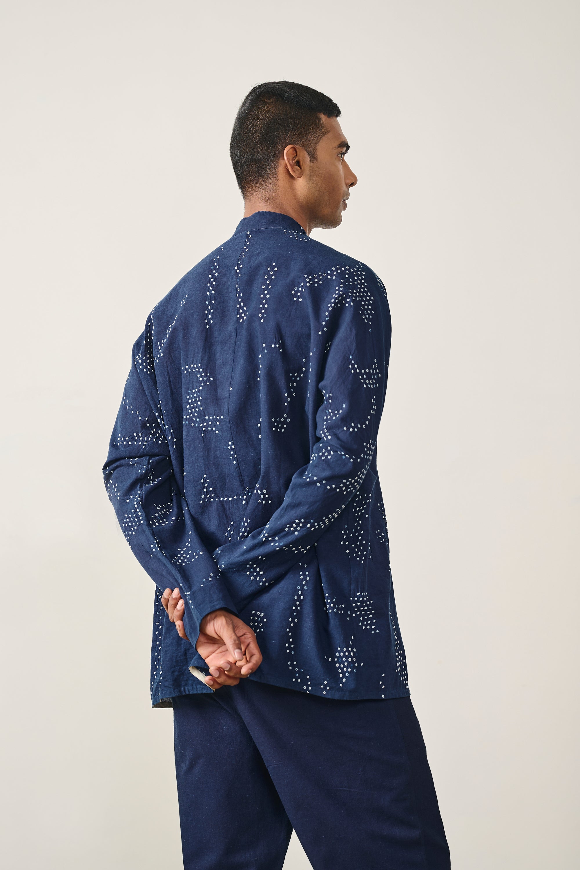 INDIGO BANDHANI SHIRT