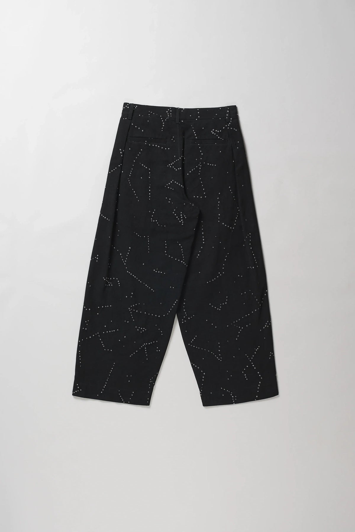 Wide Leg Black Trousers